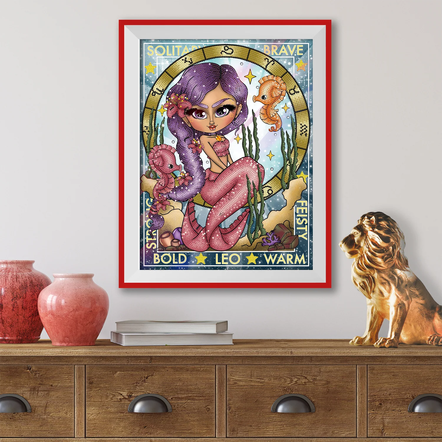 Diamond Dotz Leo - 11.8" x 15.8" - Image 4