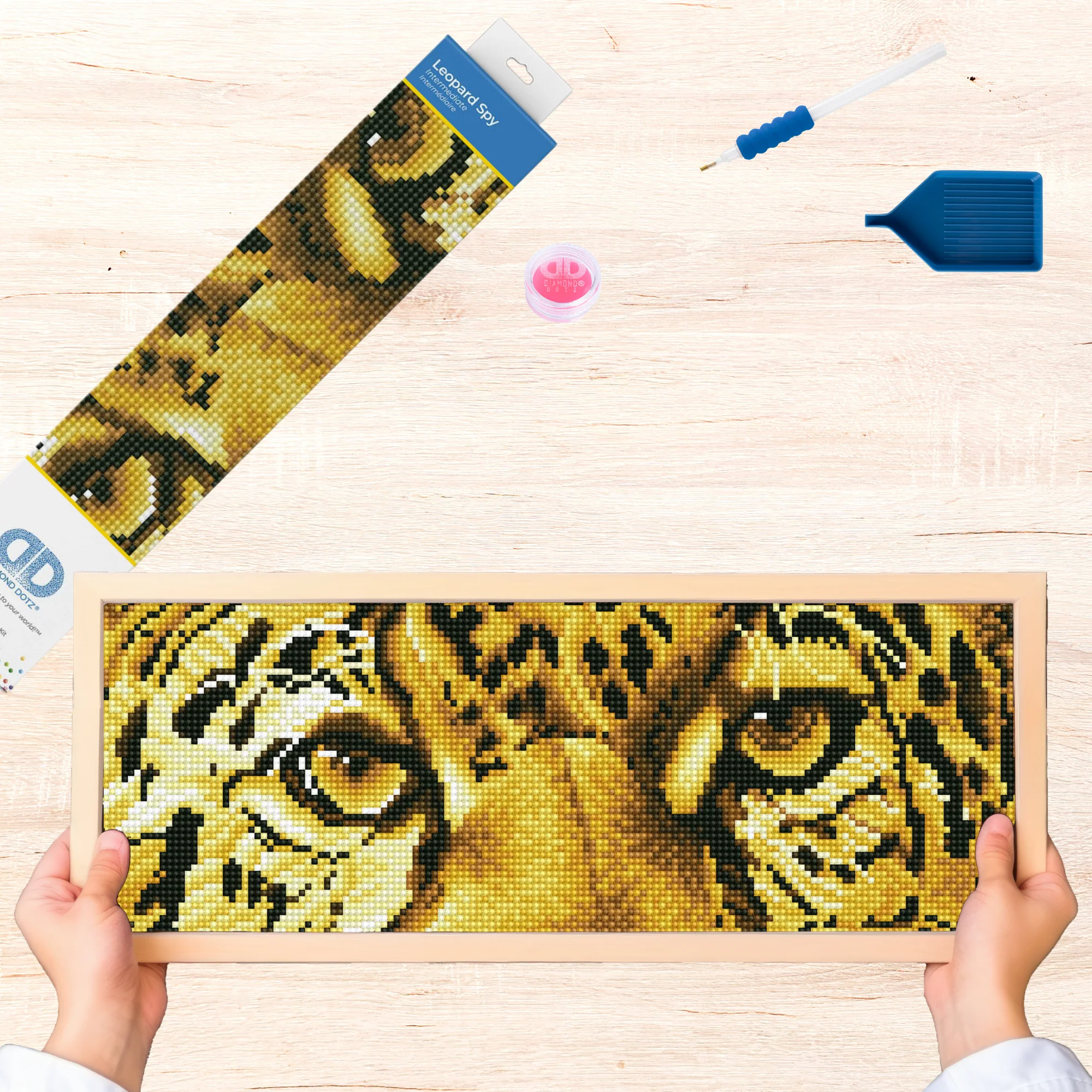 Diamond Dotz Leopard Spy - 16.5" x 5.9" - Image 6