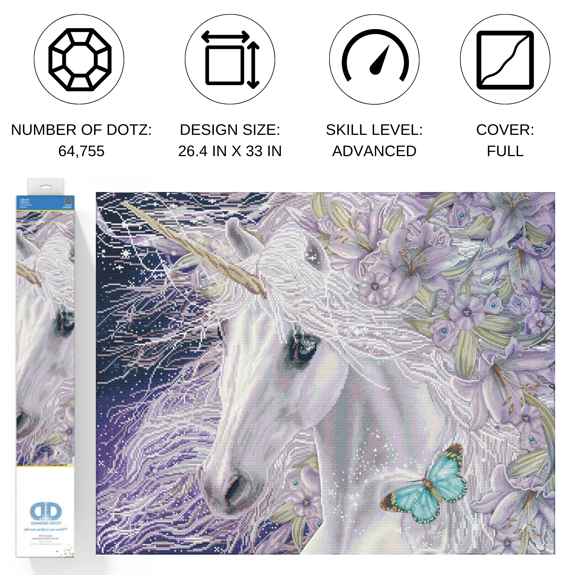 Diamond Dotz Lillicorn - 33.1" x 26.4" - Image 4