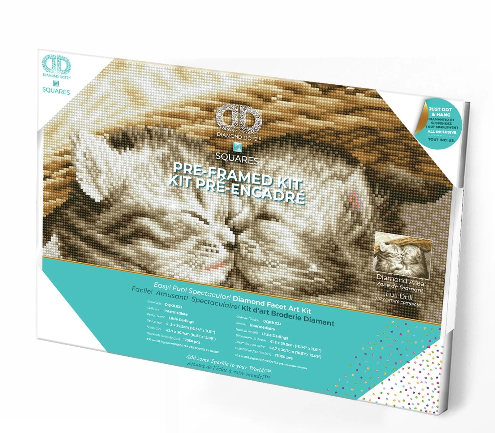 Diamond Dotz Little Darlings Pre-Framed Kit - 16.3" x 11.6"