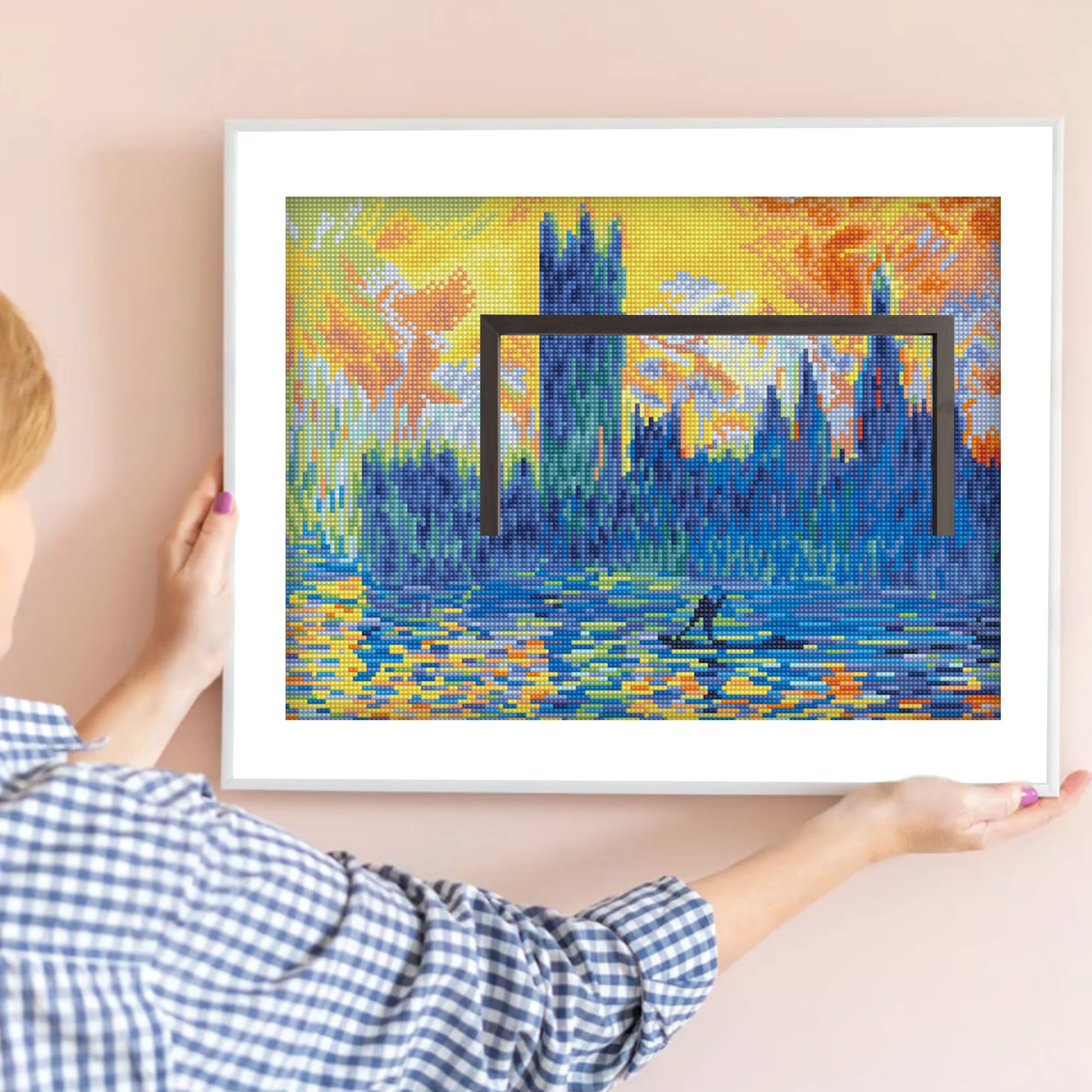 Diamond Dotz London Parliament In Winter (Apres Monet) - 18.1" x 16.1" - Image 4
