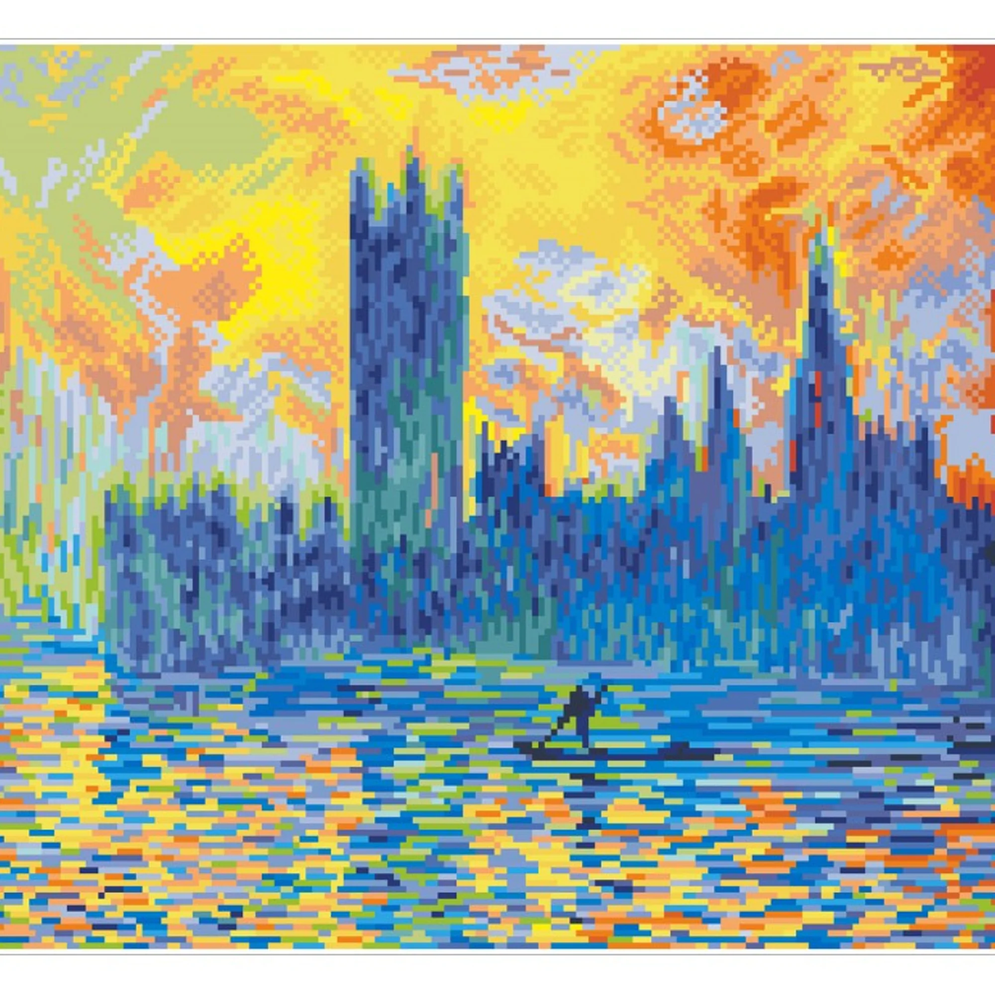 Diamond Dotz London Parliament In Winter (Apres Monet) - 18.1" x 16.1" - Image 5