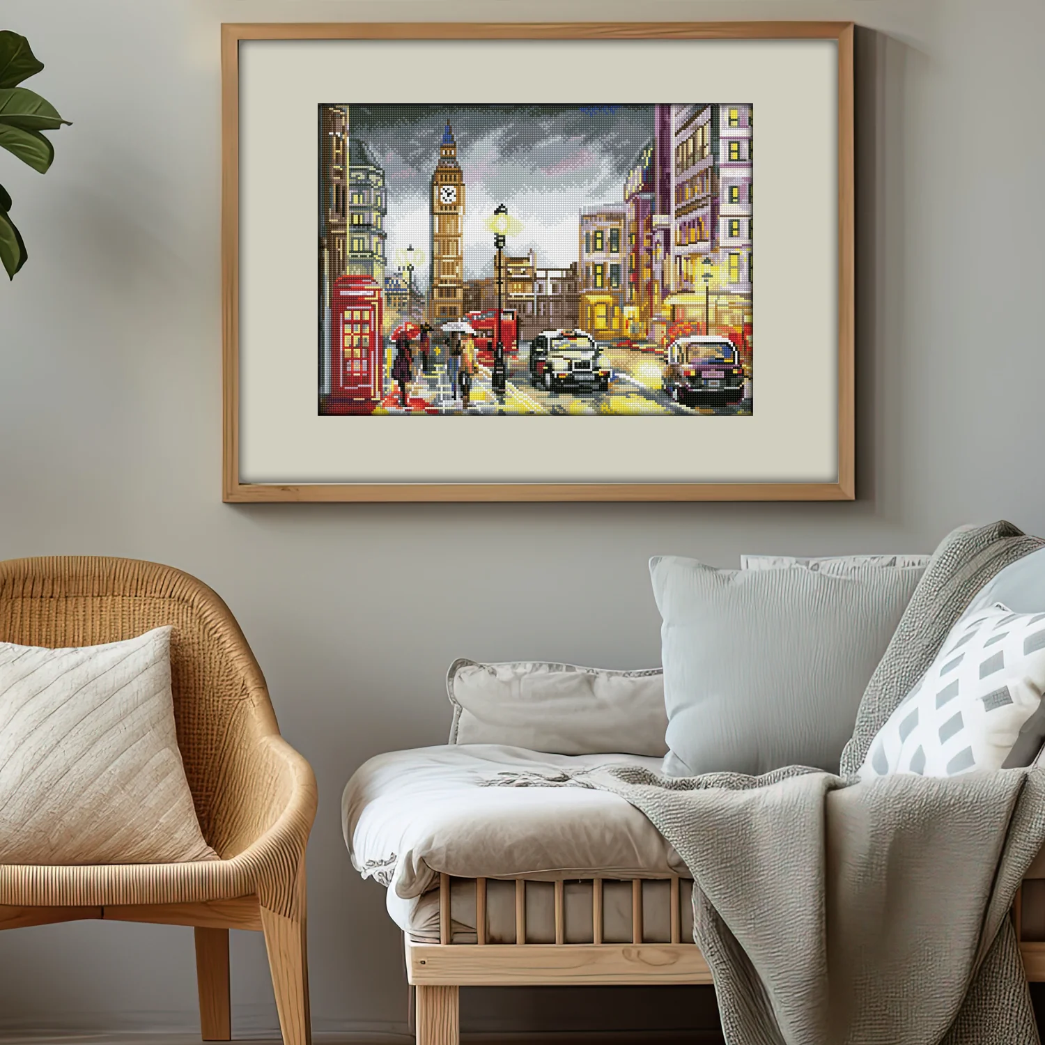 Diamond Dotz London Scene - 20.3" x 14.6" - Image 2