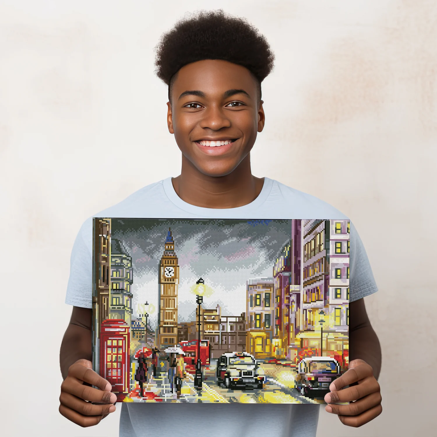 Diamond Dotz London Scene - 20.3" x 14.6" - Image 4