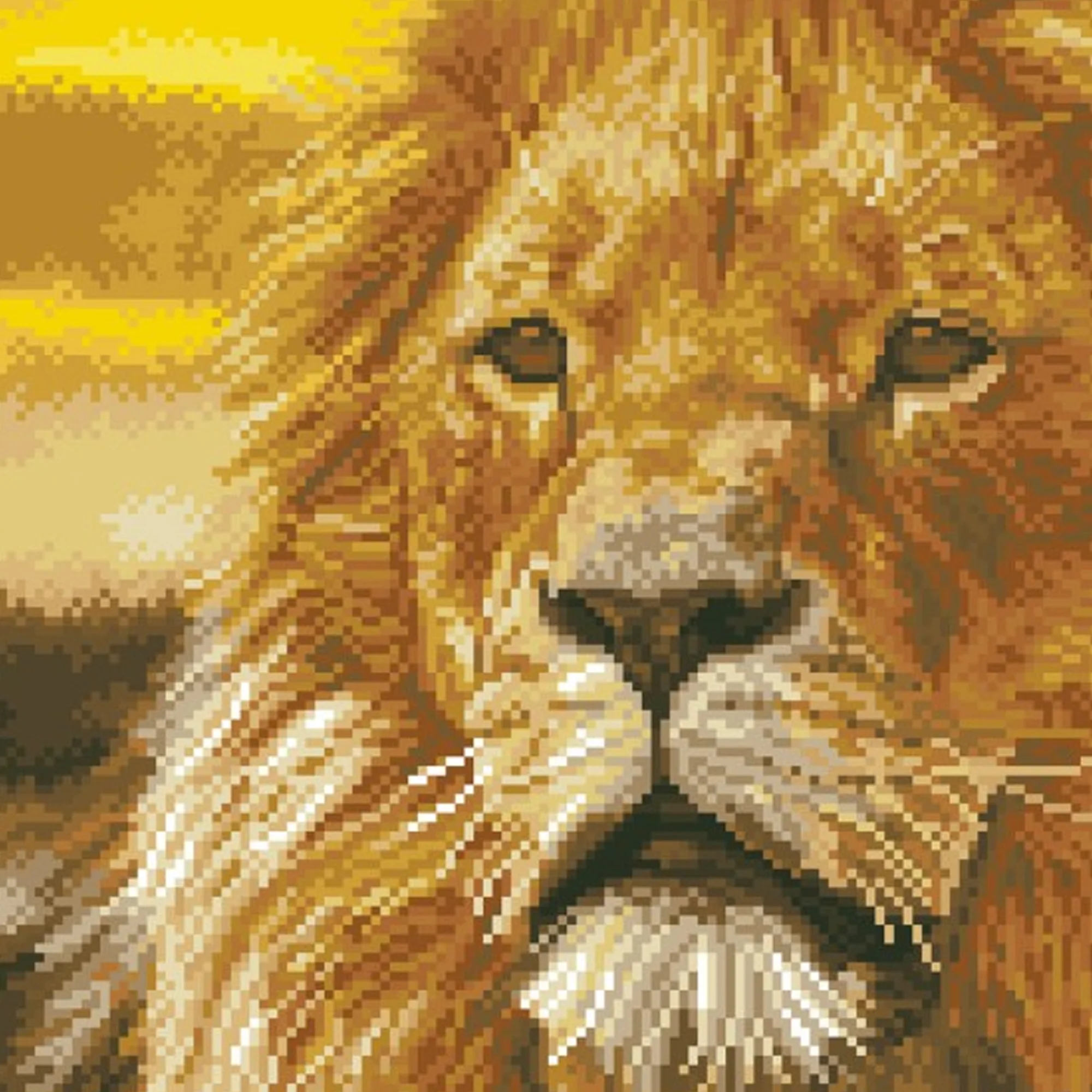 Diamond Dotz Lord of the Serengeti - 13.8" x 17.7" - Image 5