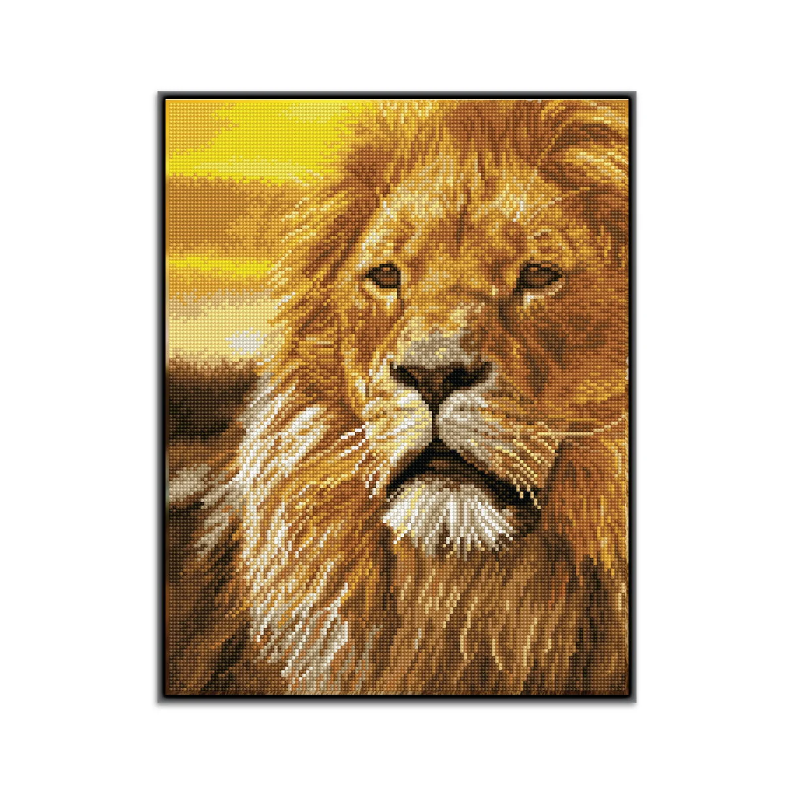 Diamond Dotz Lord of the Serengeti Pre-Framed Kit - 13.8" x 17.7" - Image 5