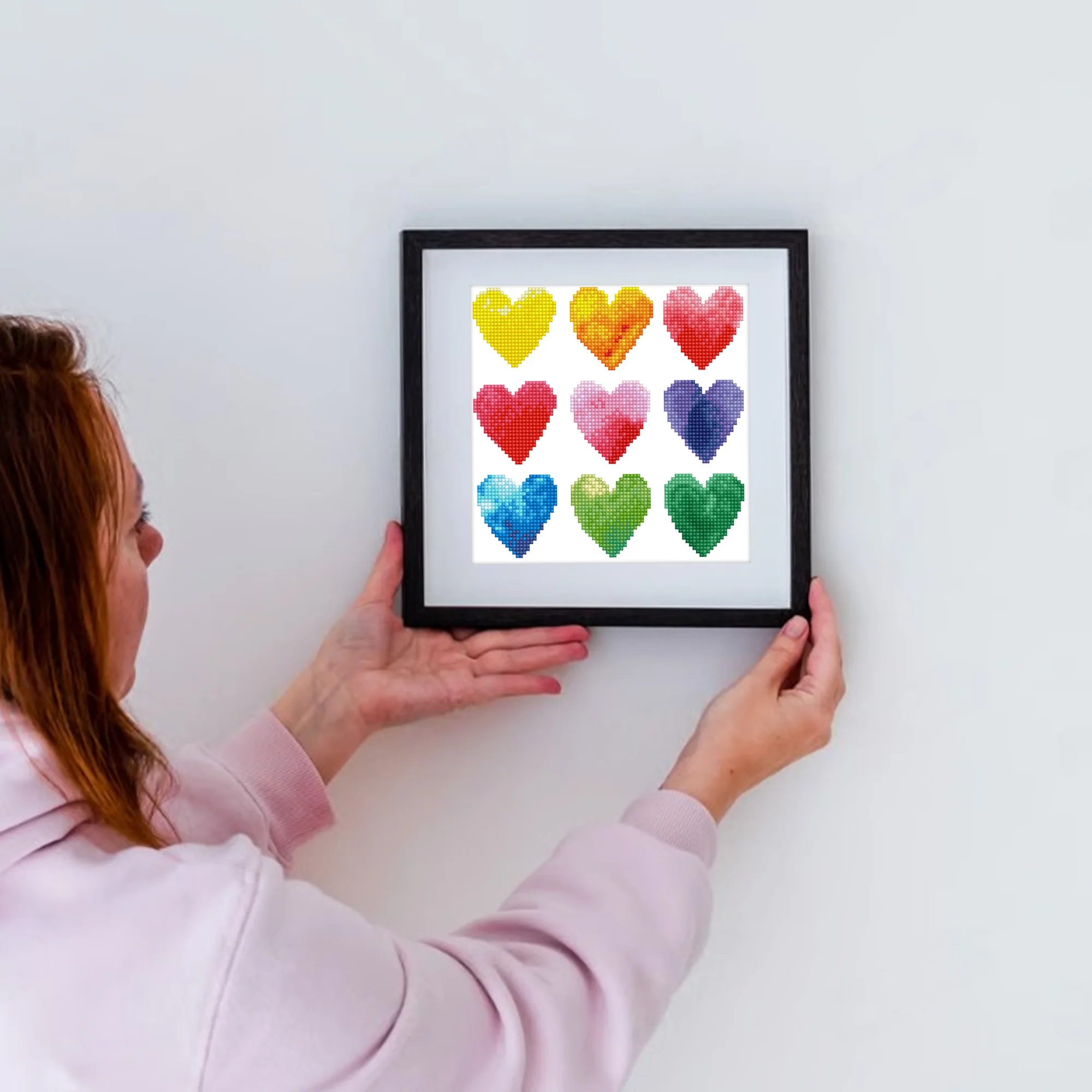 Diamond Dotz Love Rainbow - 9.1" x 9.1" - Image 3