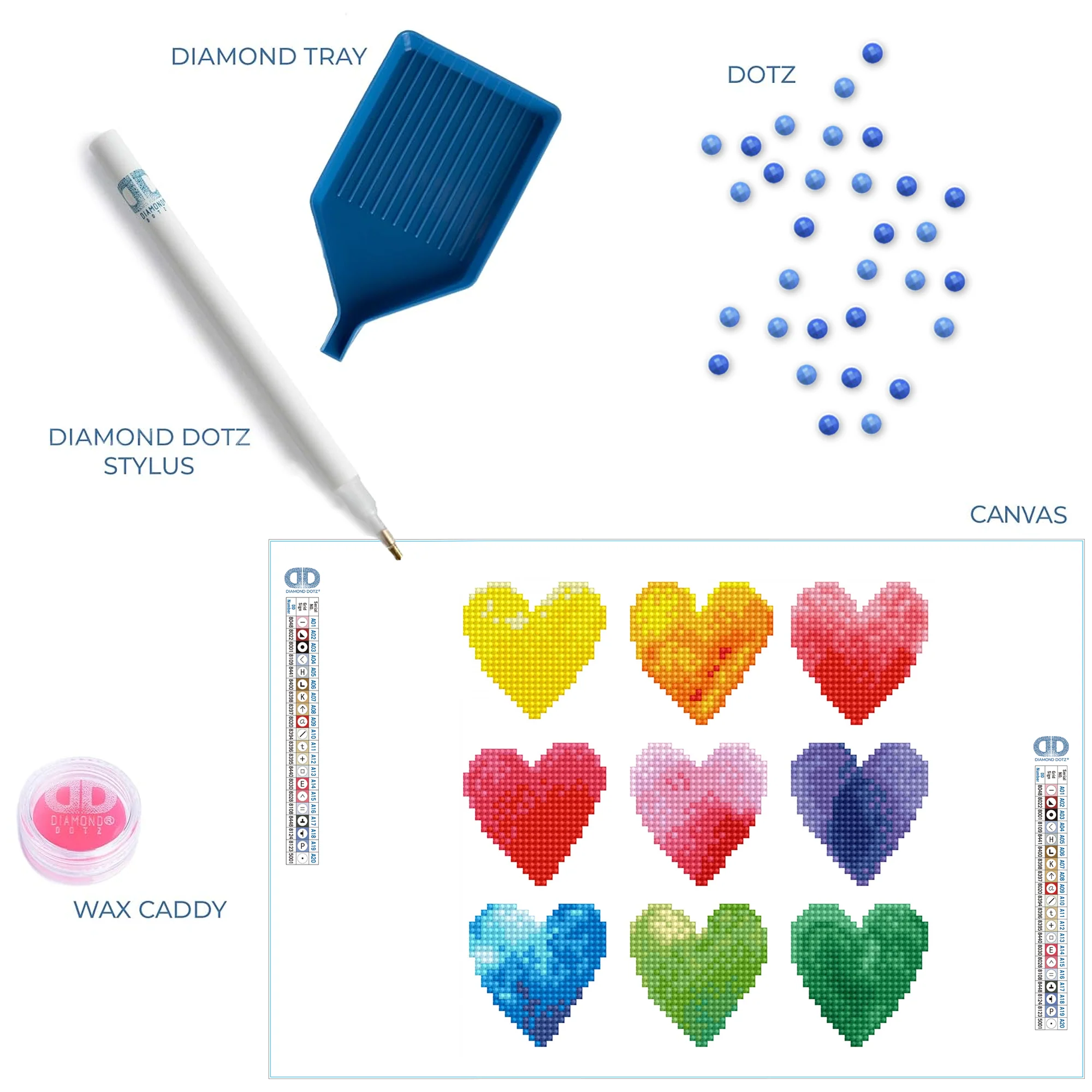 Diamond Dotz Love Rainbow - 9.1" x 9.1" - Image 6
