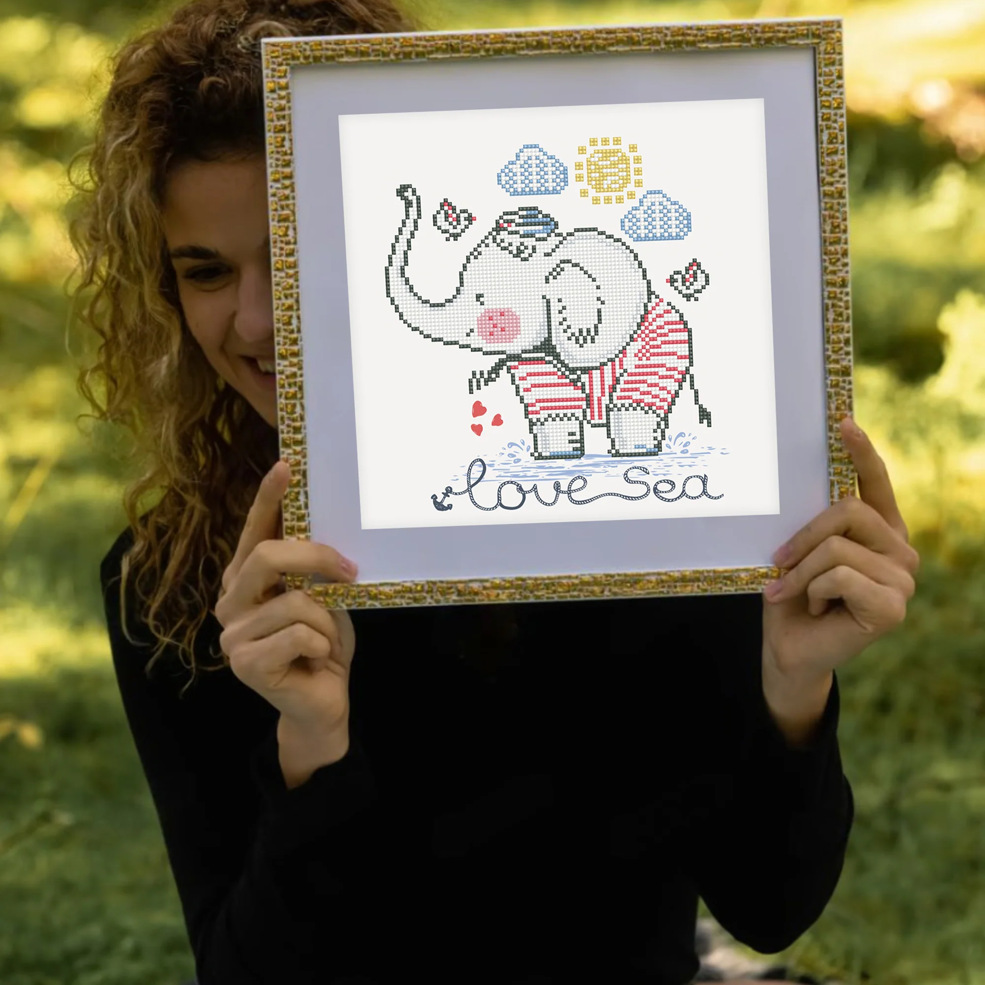 Diamond Dotz Love Sea - 12.6" x 12.6" - Image 6