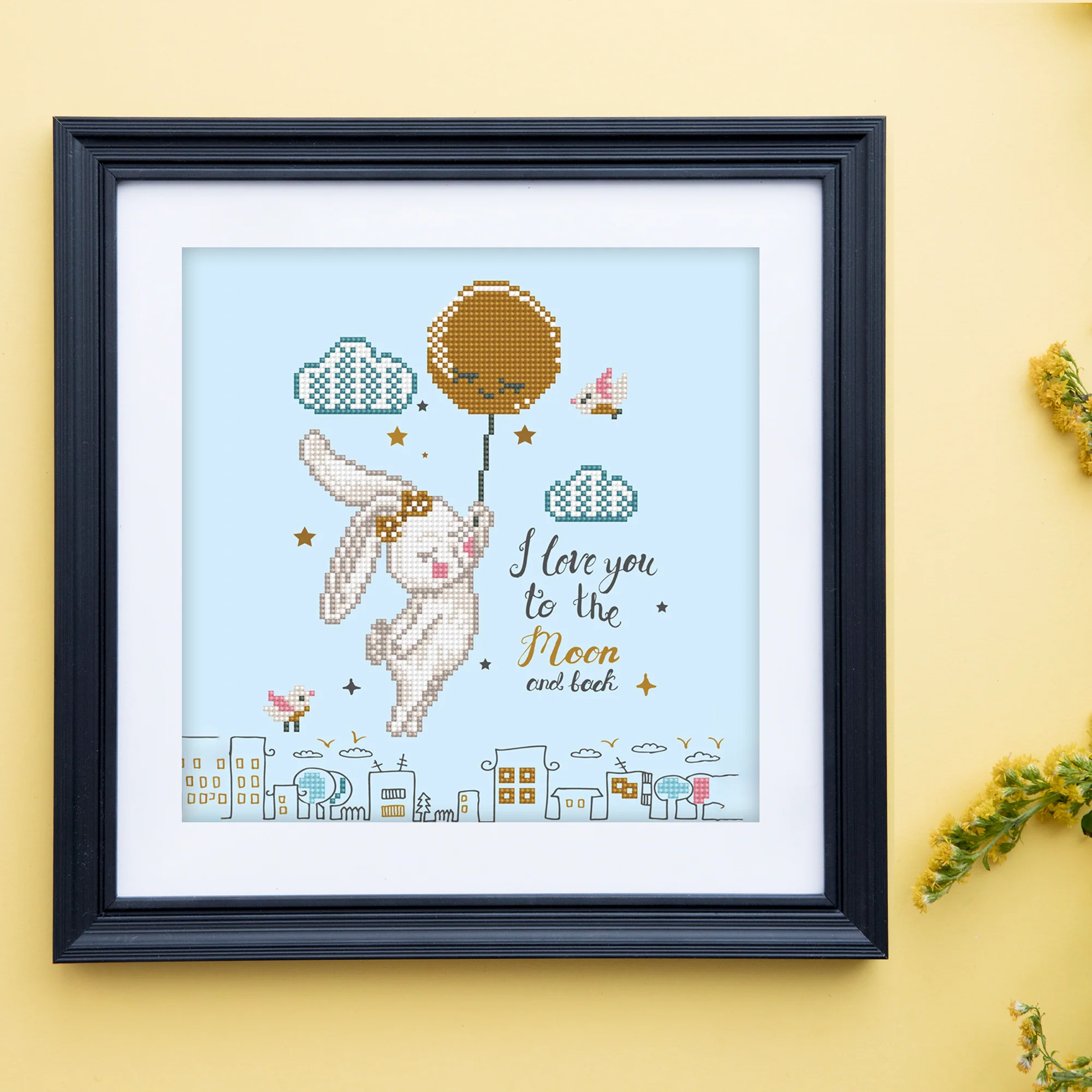 Diamond Dotz Love You to the Moon & Back - 12.6" x 12.6" - Image 2