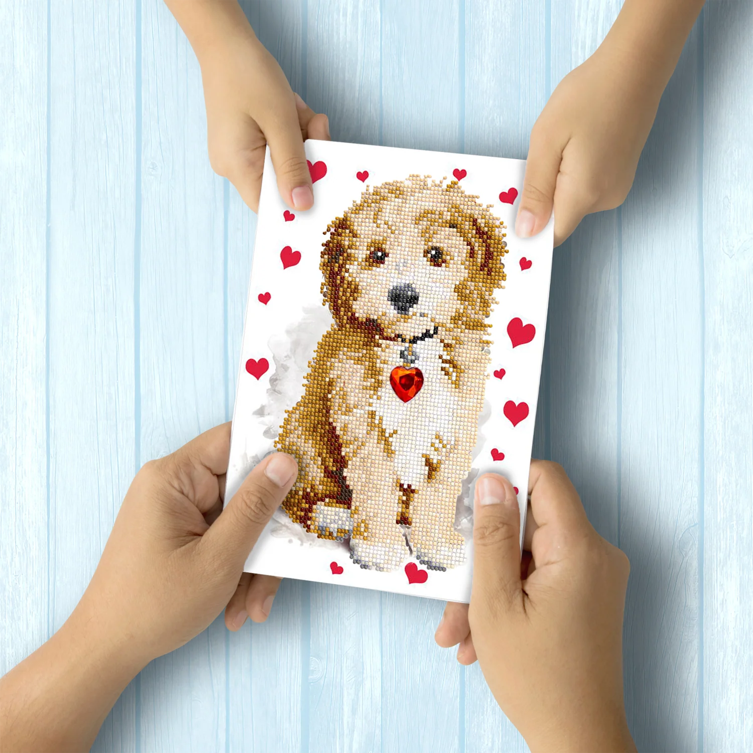 Diamond Dotz Lovely Boy Greeting Card - 5.0" x 7.0" - Image 5