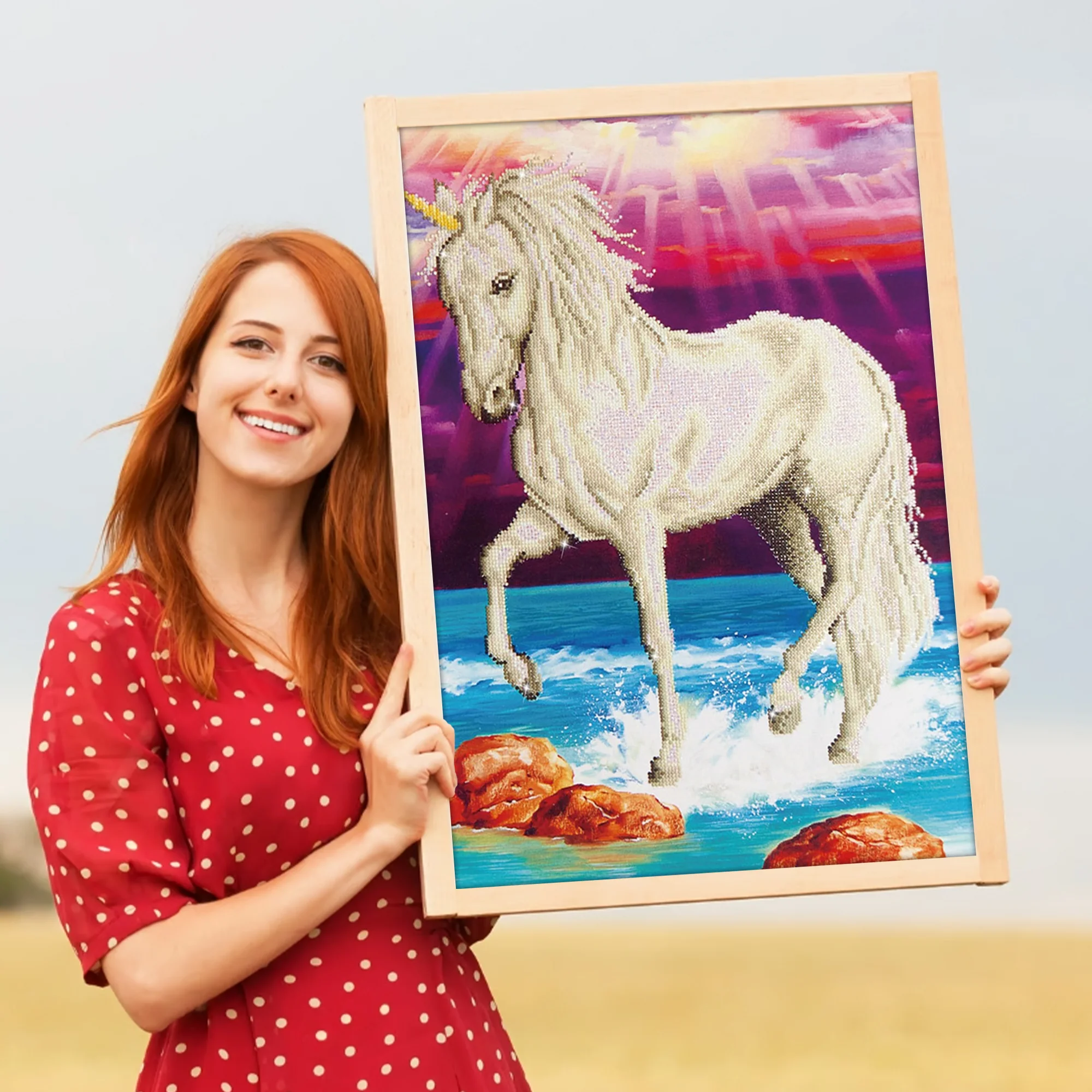 Diamond Dotz Magical Unicorn - 20.1" x 30.3" - Image 6