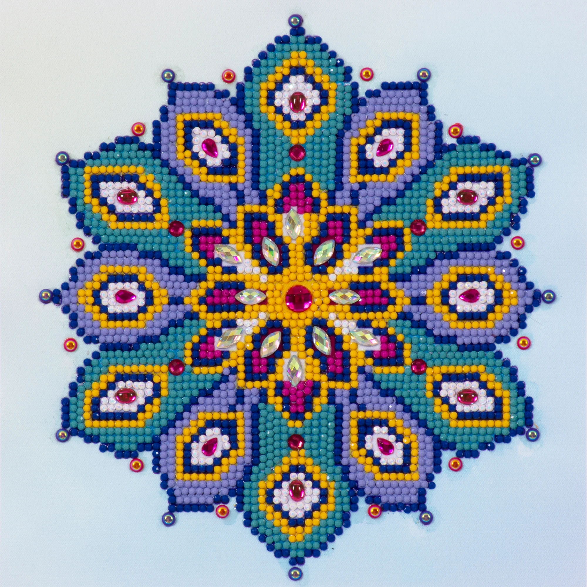 Diamond Dotz Mandala Blush - 8.7" x 8.7" - Image 5