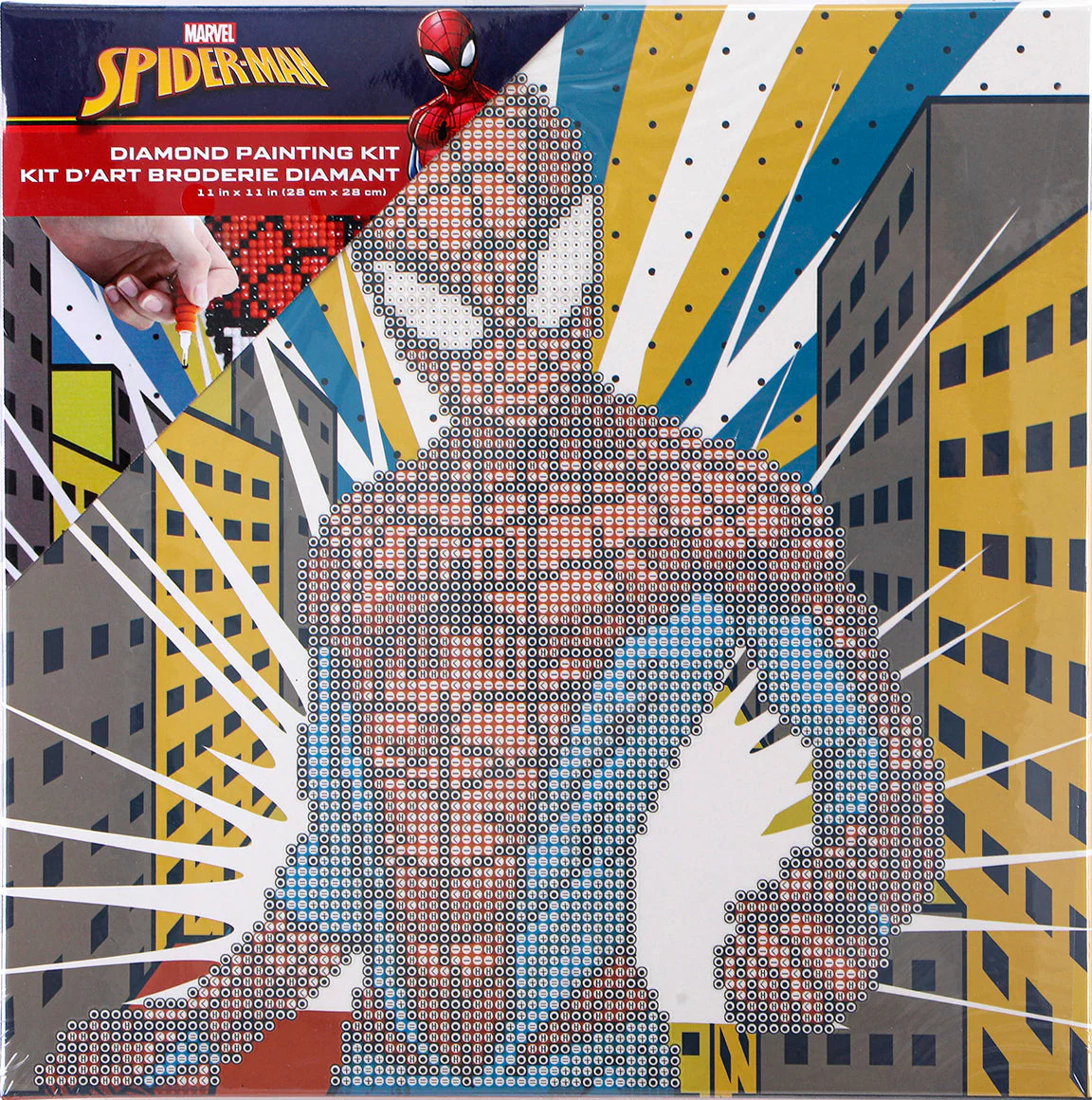 Diamond Dotz Marvel Spider-Man - 11.0" x 11.0" - Image 4