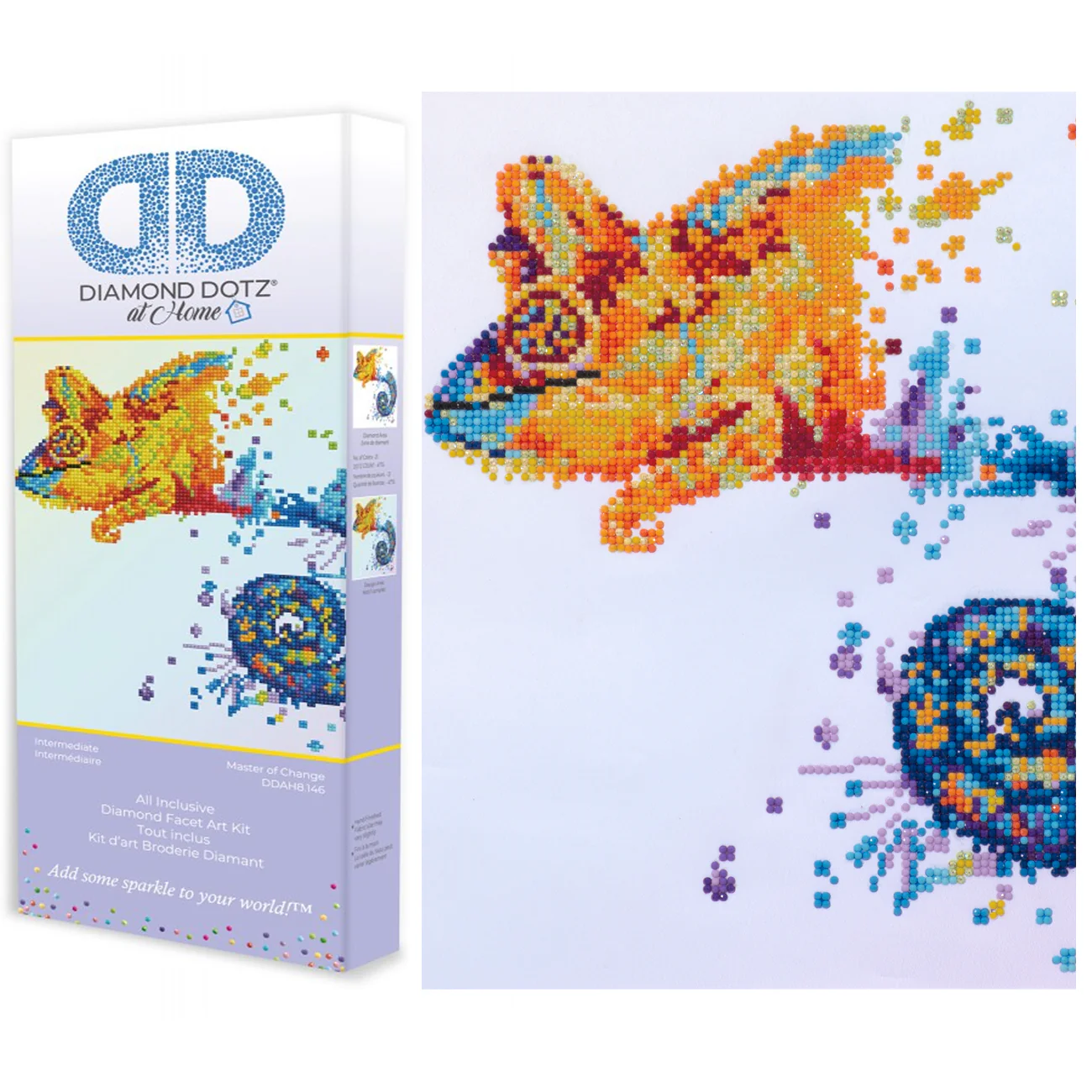 Diamond Dotz Master of Change Chameleon - 12.6" x 12.6"