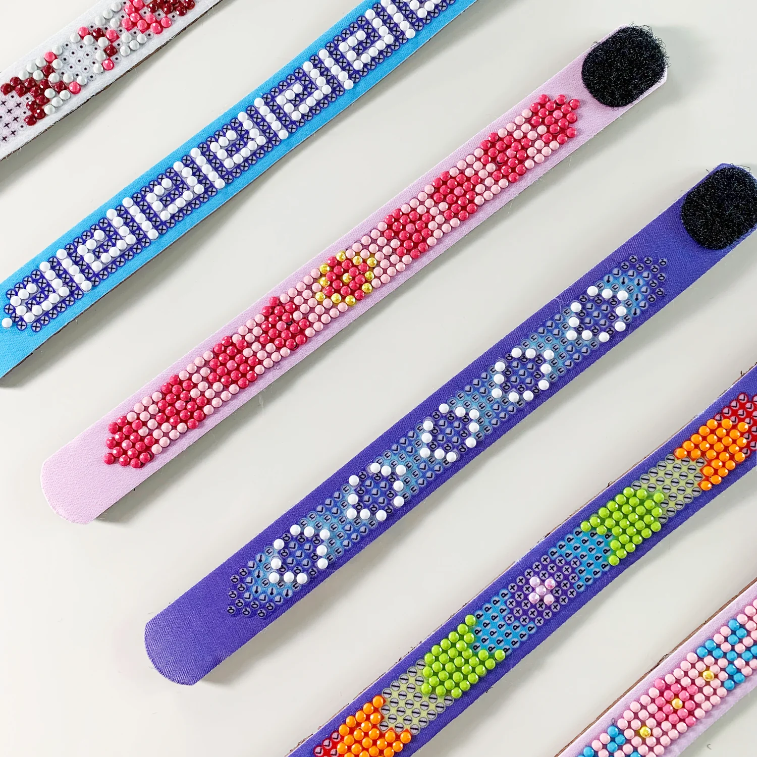 Diamond Dotz DOTZIES Mauves Bracelets Diamond Painting - 8.3" x 0.8" - Image 7