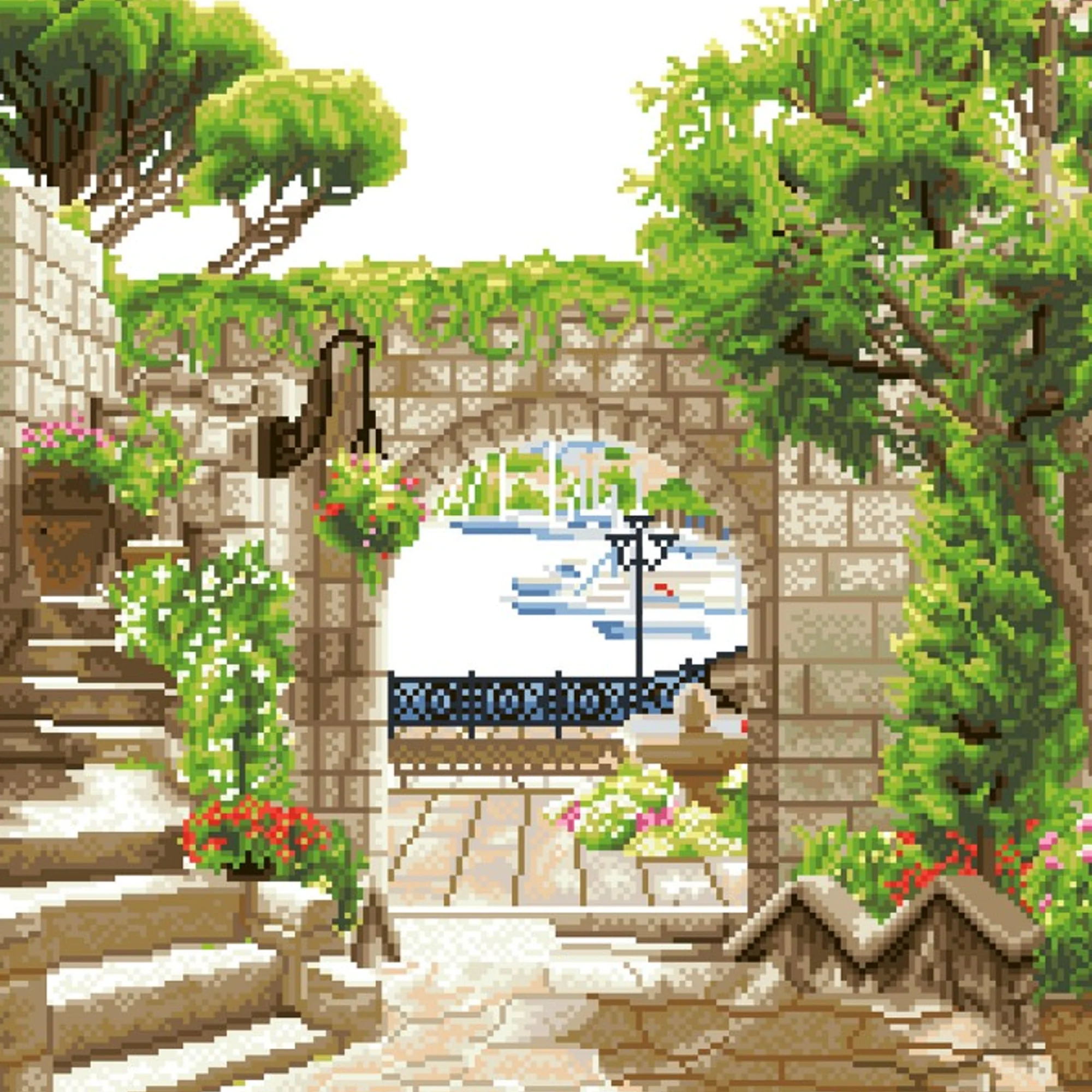 Diamond Dotz Mediterranean Stroll - 20.3" x 20.3" - Image 5