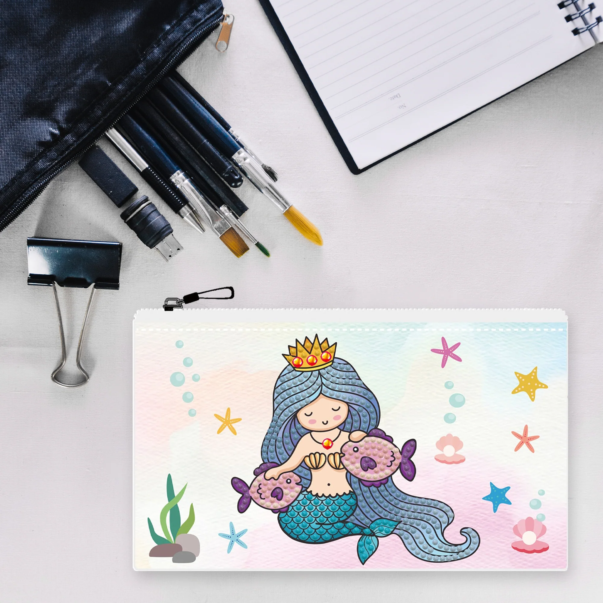 Diamond Dotz DOTZIES MER PRINCESS Diamond Painting - 7.5" x 4.3" - Image 2