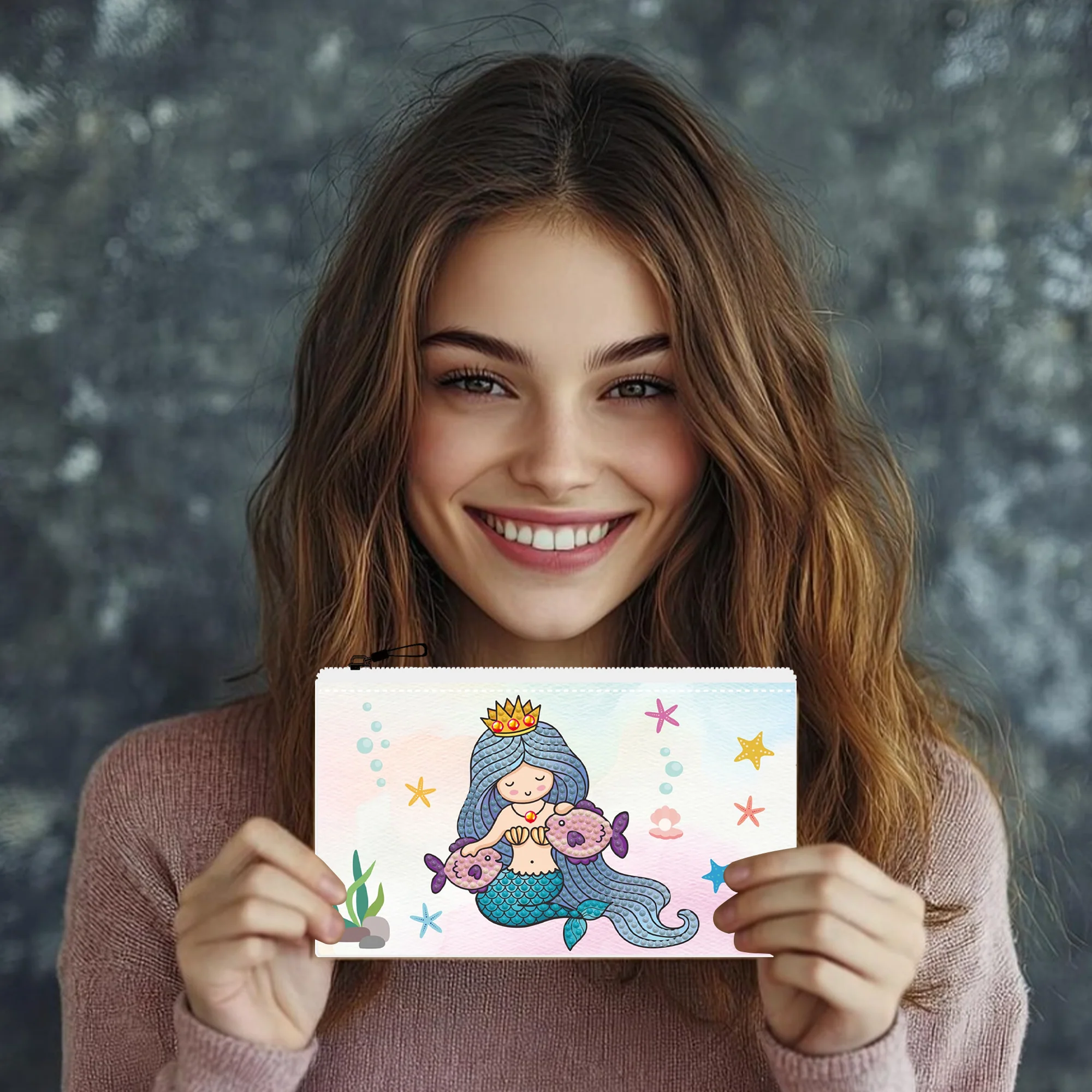 Diamond Dotz DOTZIES MER PRINCESS Diamond Painting - 7.5" x 4.3" - Image 3