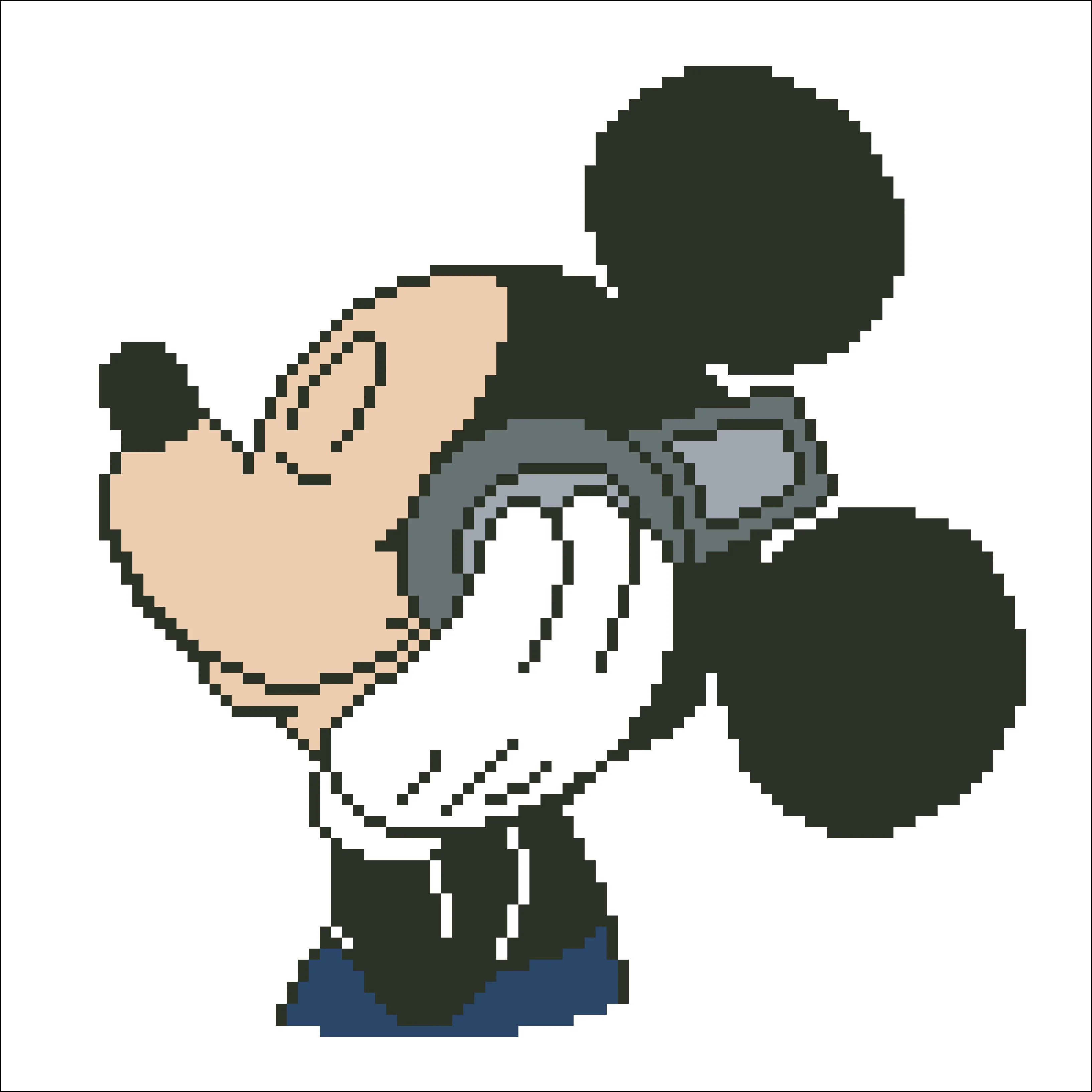 Diamond Dotz Mickey Headphones - 11.0" x 11.0" - Image 2
