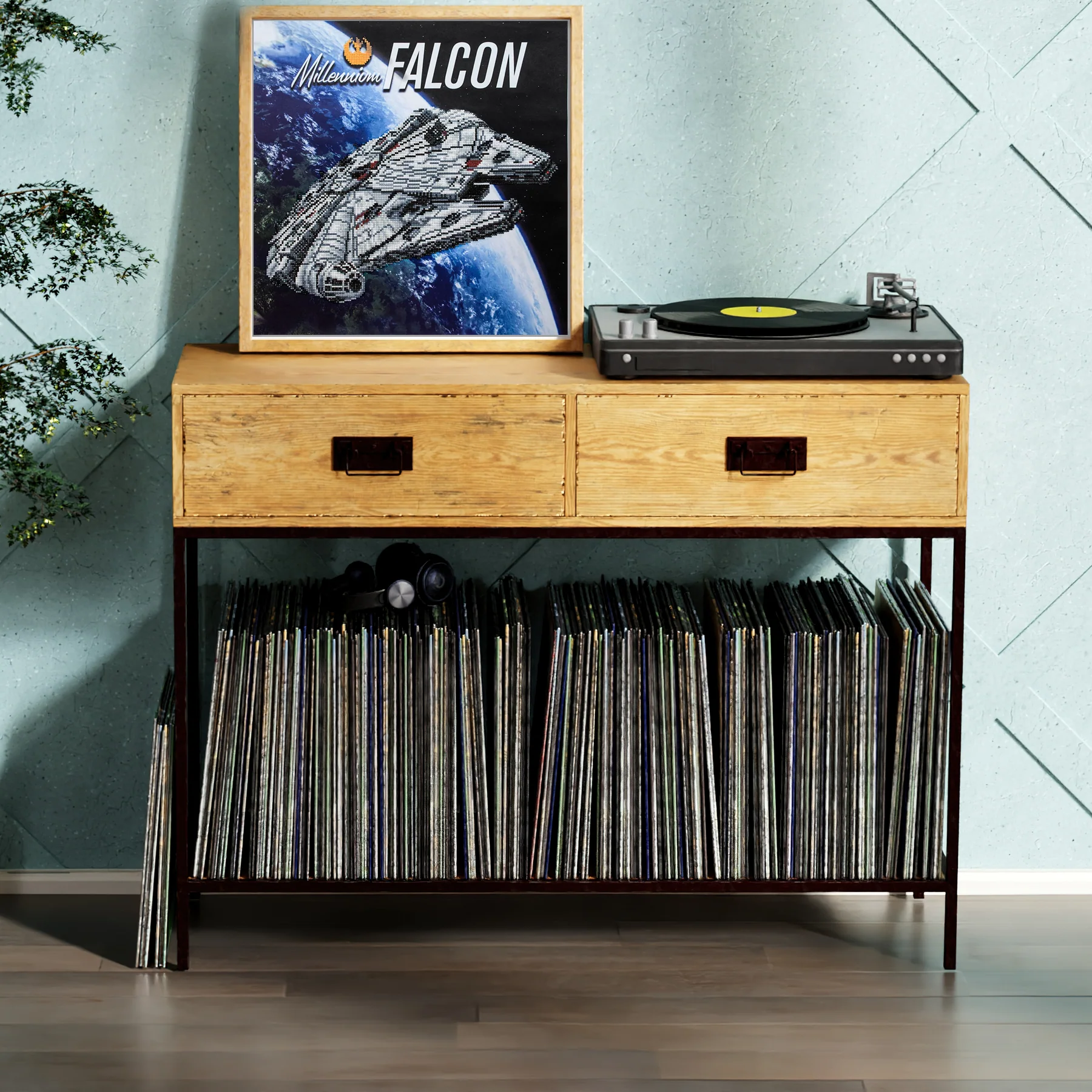 Diamond Dotz Millennium Falcon - 20.3" x 20.3" - Image 2