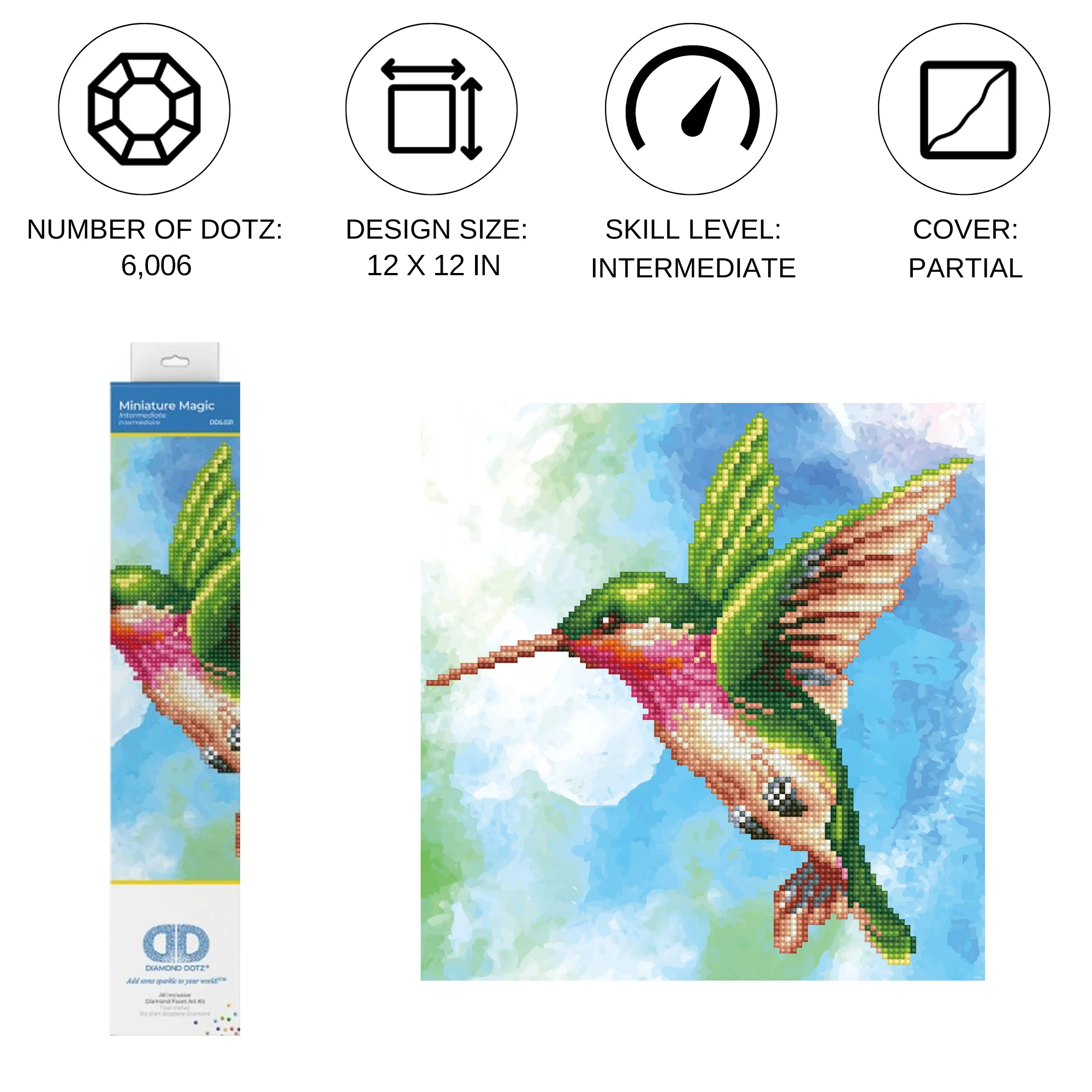 Diamond Dotz Miniature Magic - 11.0" x 11.4" - Image 4