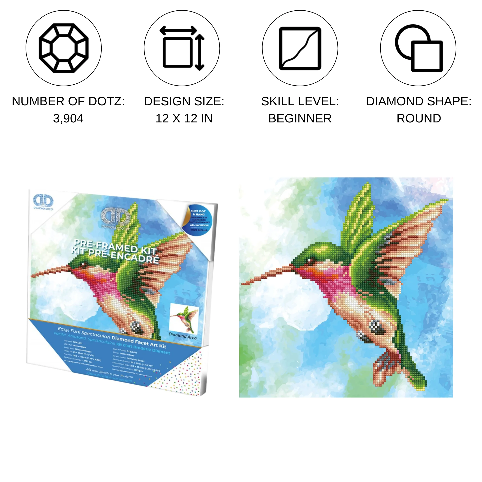 Miniature Magic Pre-Framed Kit - 11.0" x 11.4" - Image 5