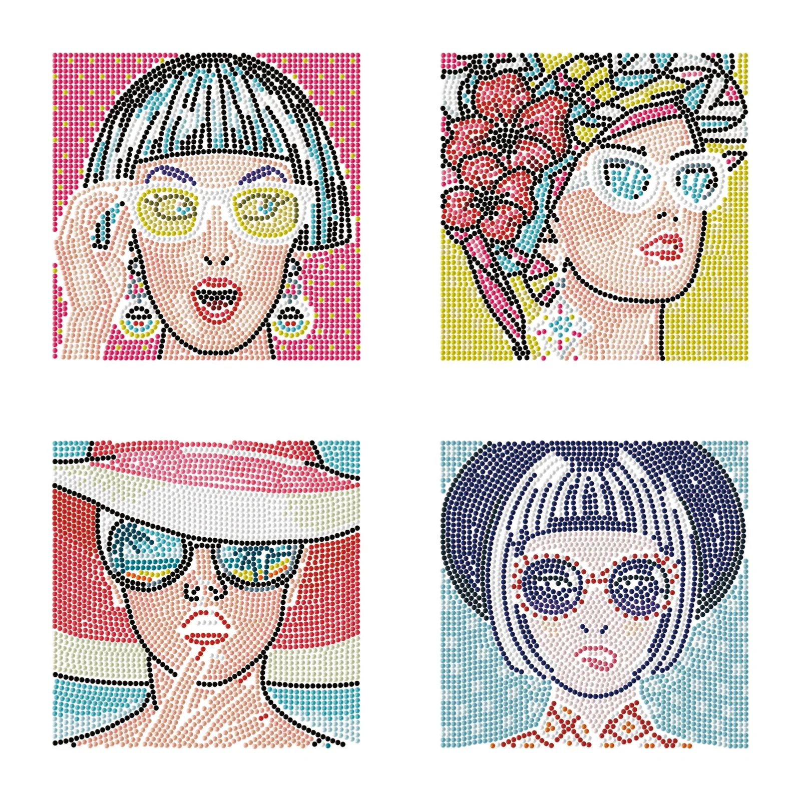 Diamond Dotz Mini Dotz Modern Women Diamond Painting - 5.0" x 5.0" - Image 8