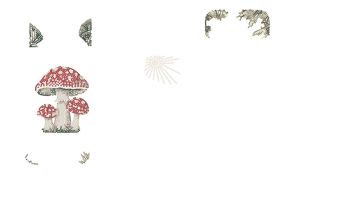 Mushroom Forest Shadow Box - Image 4