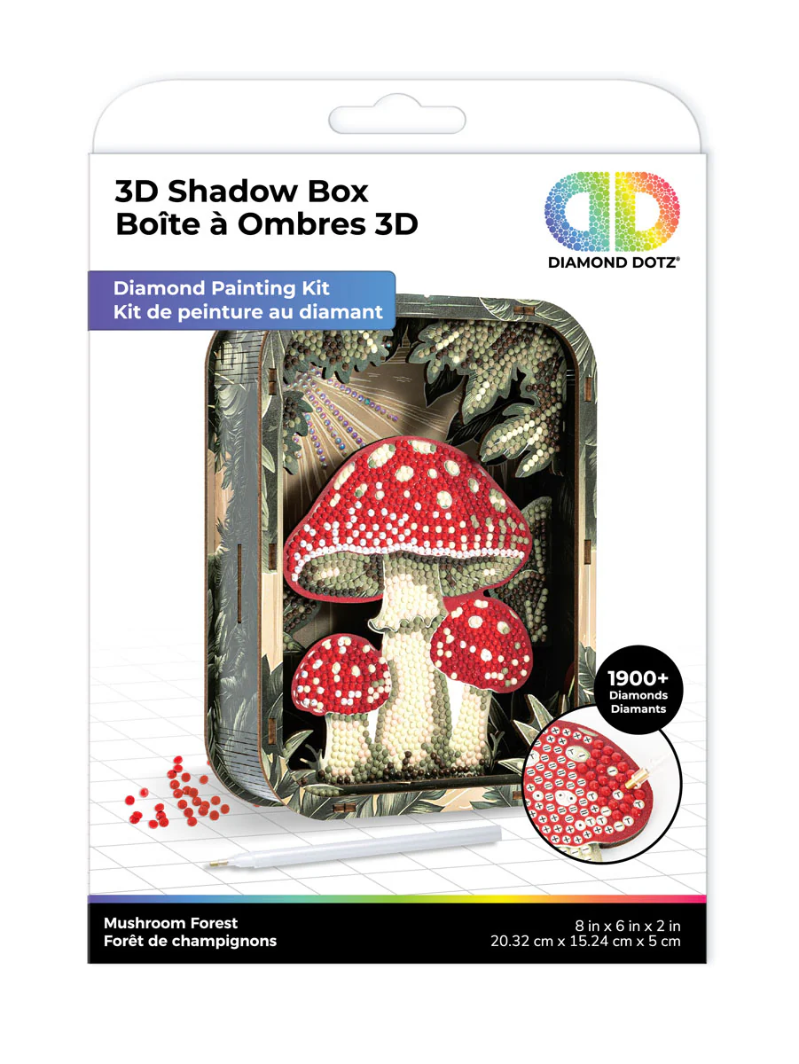 Mushroom Forest Shadow Box - Image 6