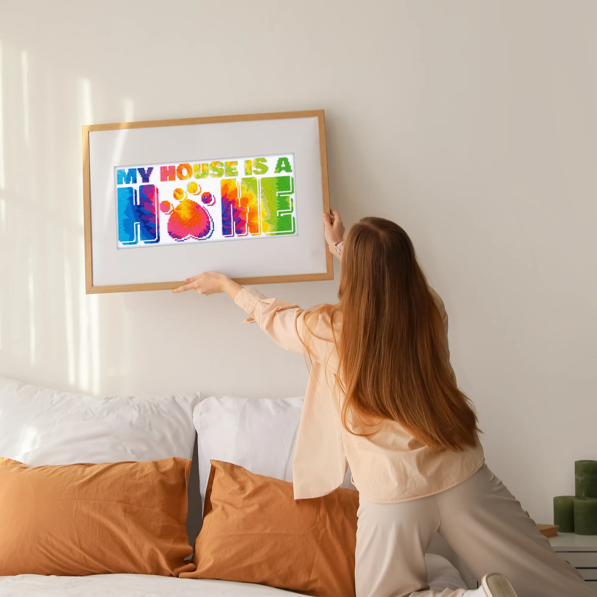 Diamond Dotz My House is a Home - 16.0" x 12.0" - Image 3
