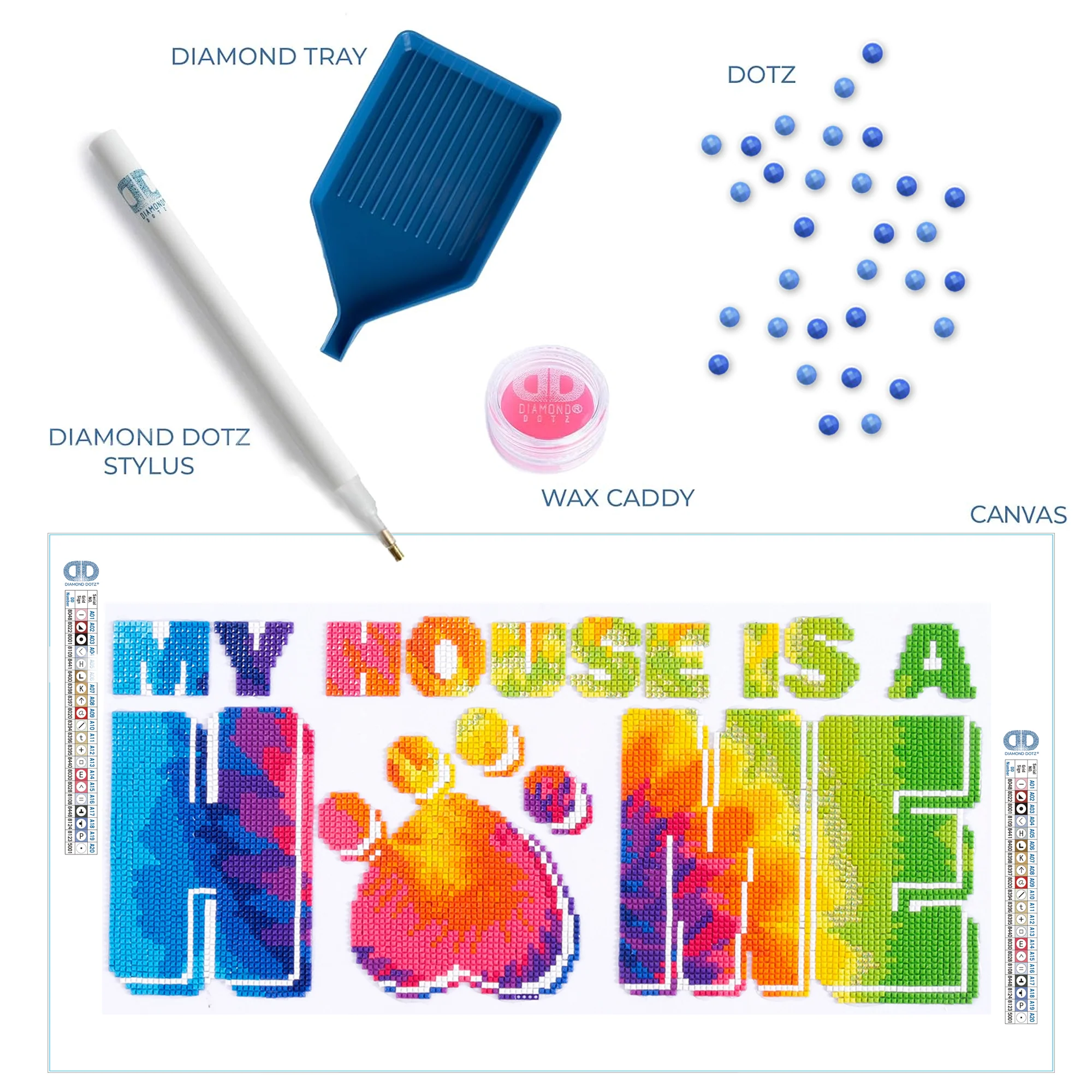 Diamond Dotz My House is a Home - 16.0" x 12.0" - Image 5