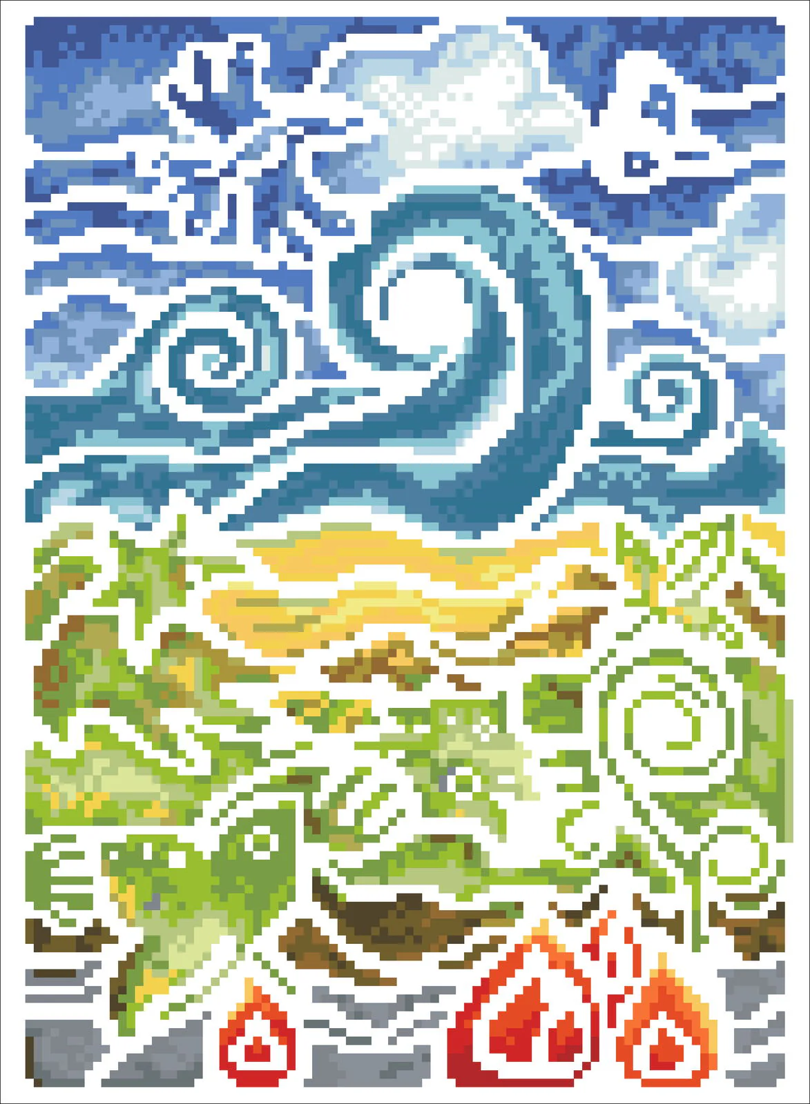 Diamond Dotz Natural Wonders Mosaic - 10.6" x 14.6" - Image 4