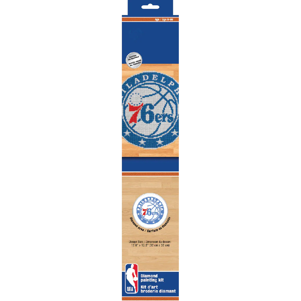 Diamond Dotz NBA Philadelphia 76ers - 12.6" x 12.6" - Image 3