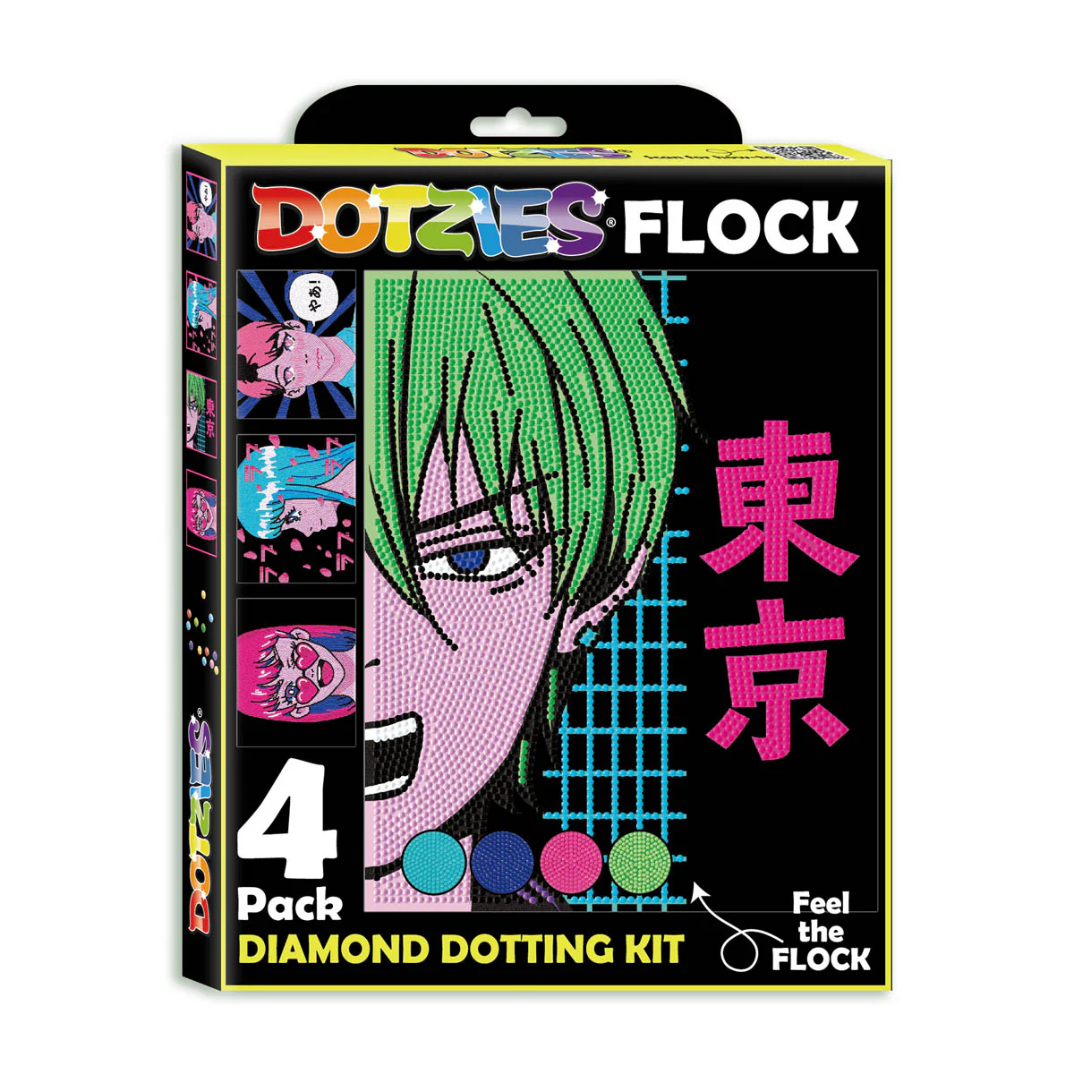 Diamond Dotz Neon Flock Anime - 8.0" x 10.0" - Image 7