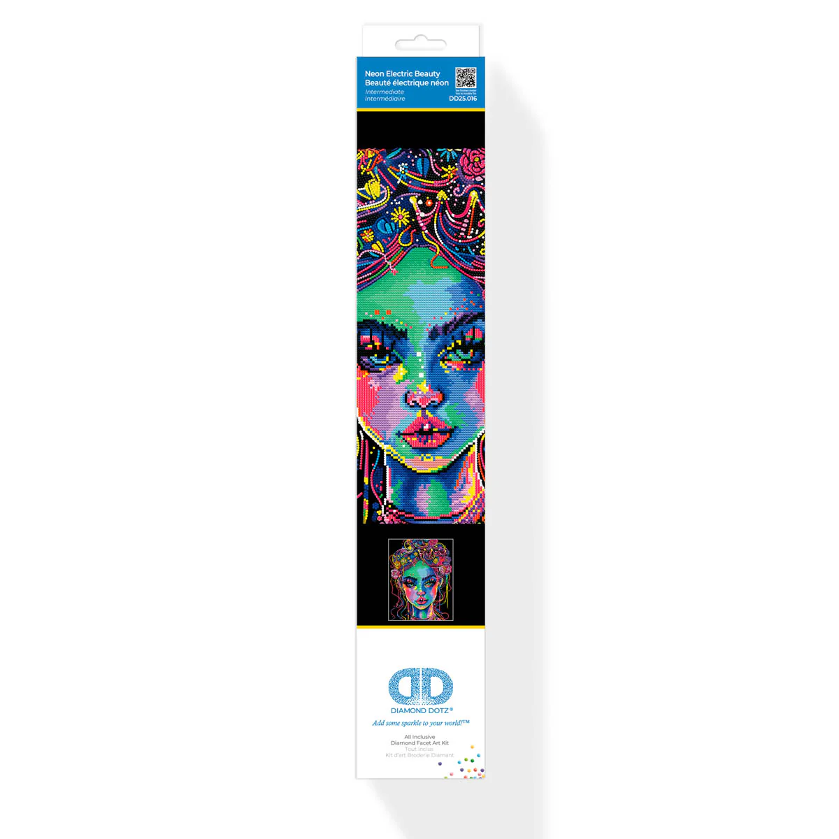 Diamond Dotz Neon Flock Electric Beauty - 14.0" x 18.0" - Image 7