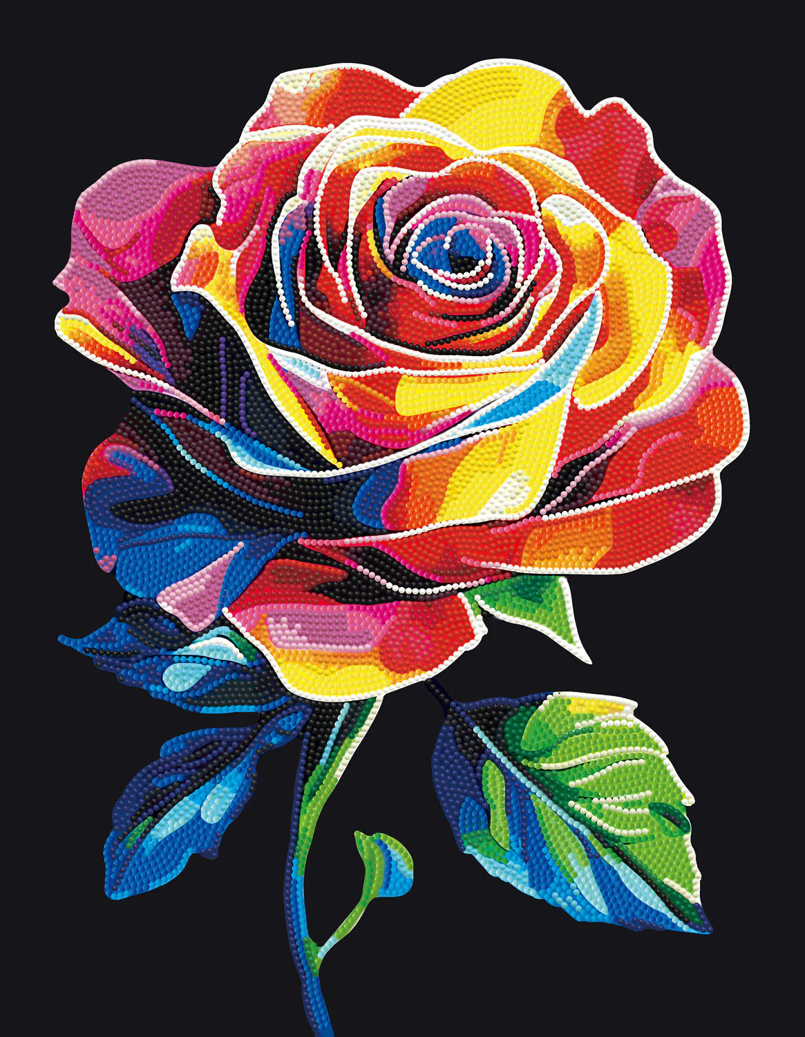 Neon Flock Rose Glow - Image 4