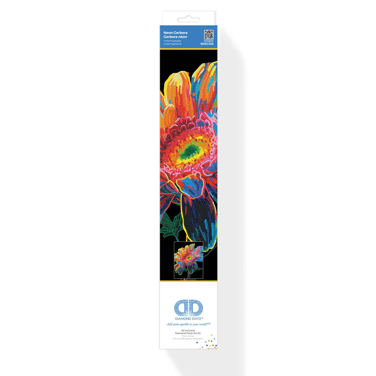 Diamond Dotz Neon Flock Gerbera - 14.0" x 18.0" - Image 7