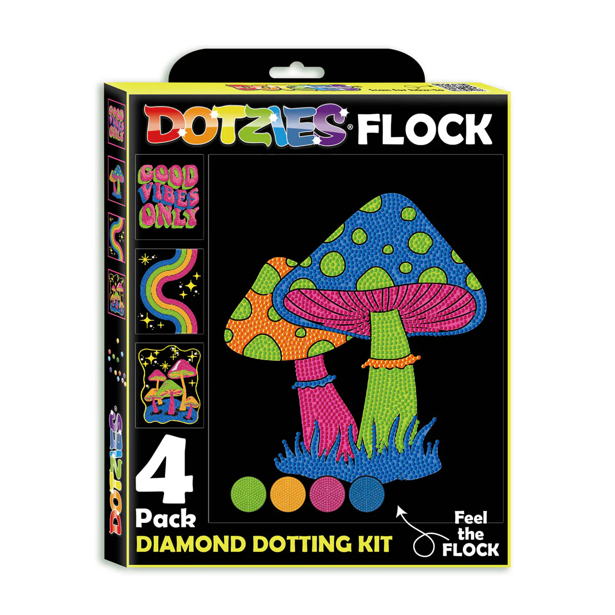 Diamond Dotz Neon Flock Good Vibes - 10.0" x 8.0" - Image 7