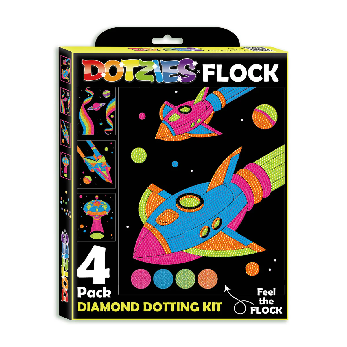 Diamond Dotz Neon Flock Space - 10.0" x 8.0" - Image 7