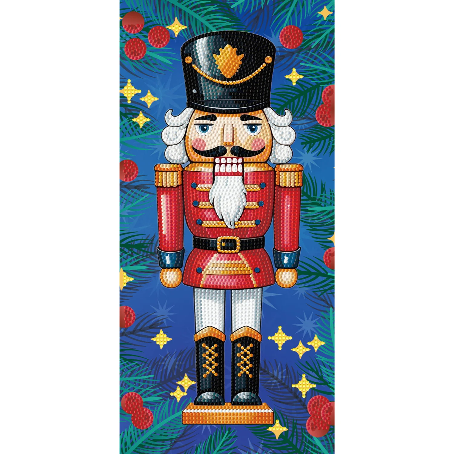 Nutcracker Wall Hanging with Wood Hangers - Image 2
