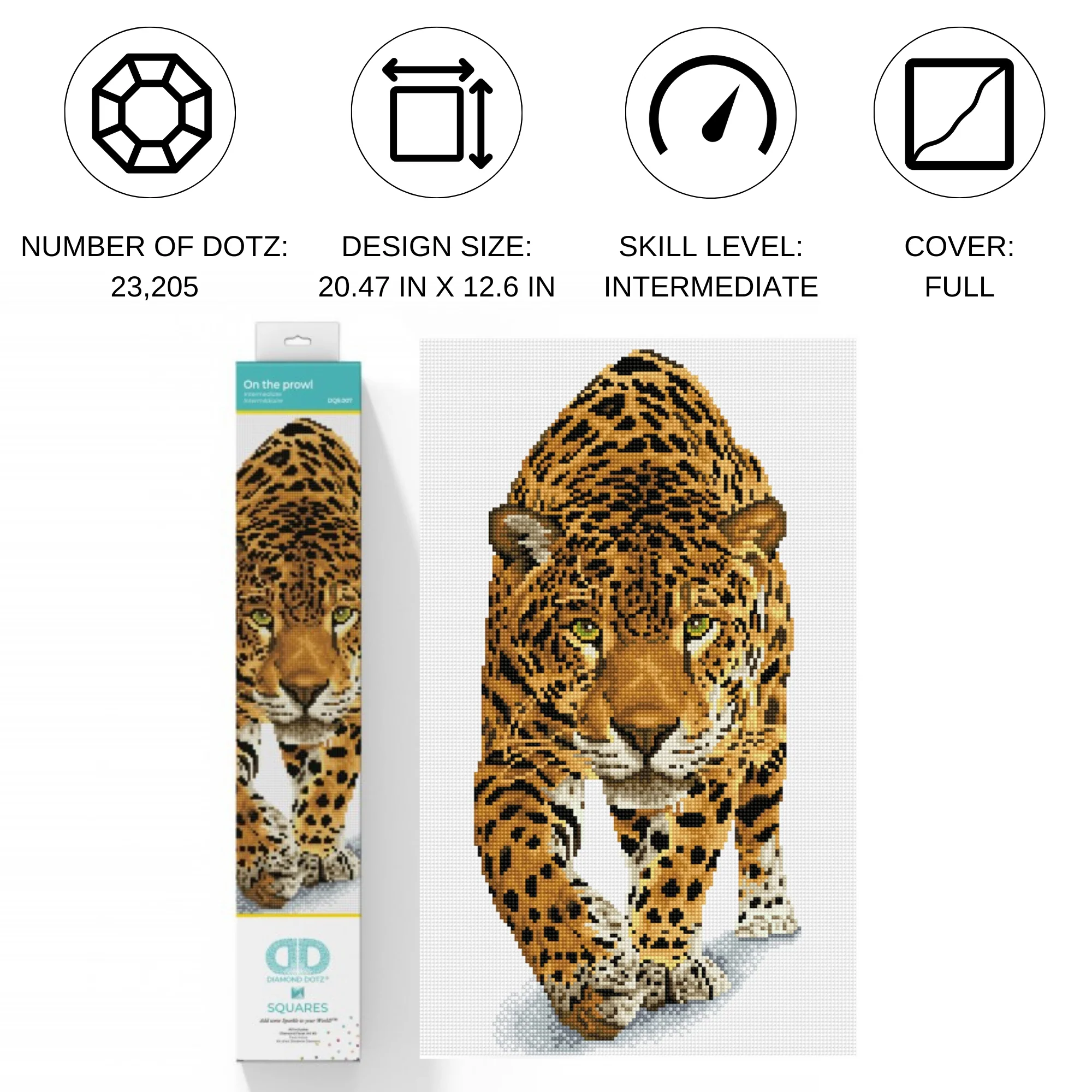 Diamond Dotz On the Prowl - 12.6" x 20.5" - Image 2