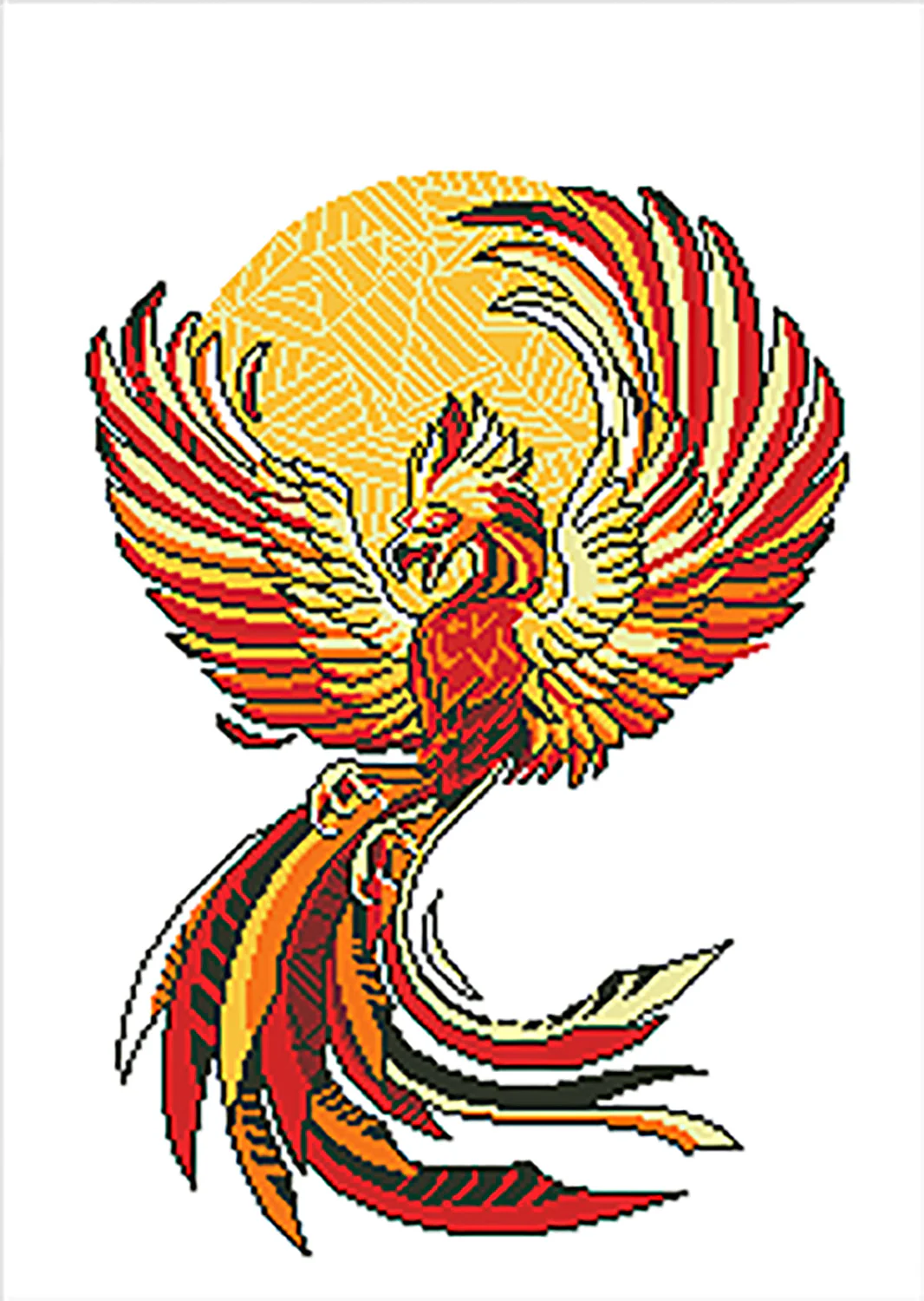 Diamond Dotz Order of the Phoenix - 20.4" x 28.8" - Image 2