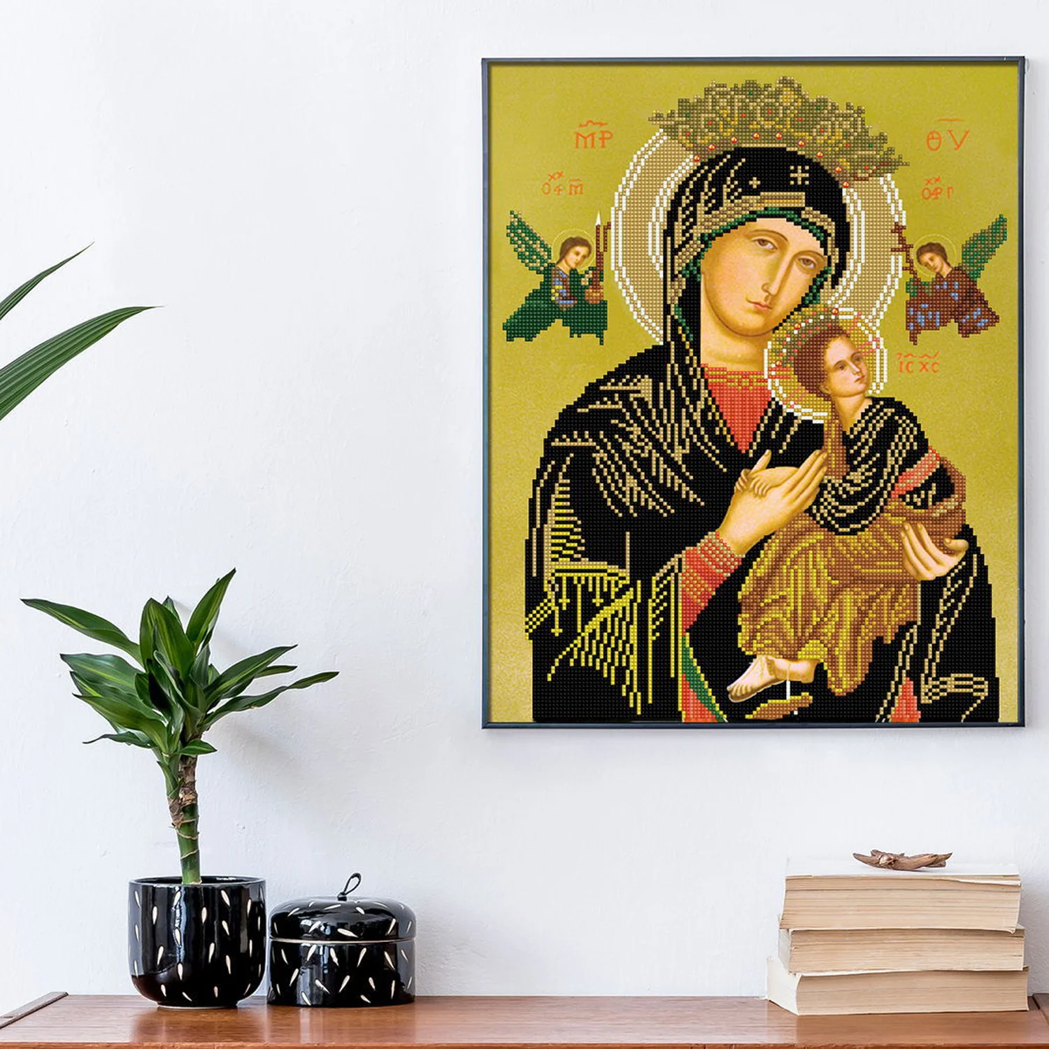 Diamond Dotz Our Lady of Perpetual Help - 15.8" x 19.7" - Image 4
