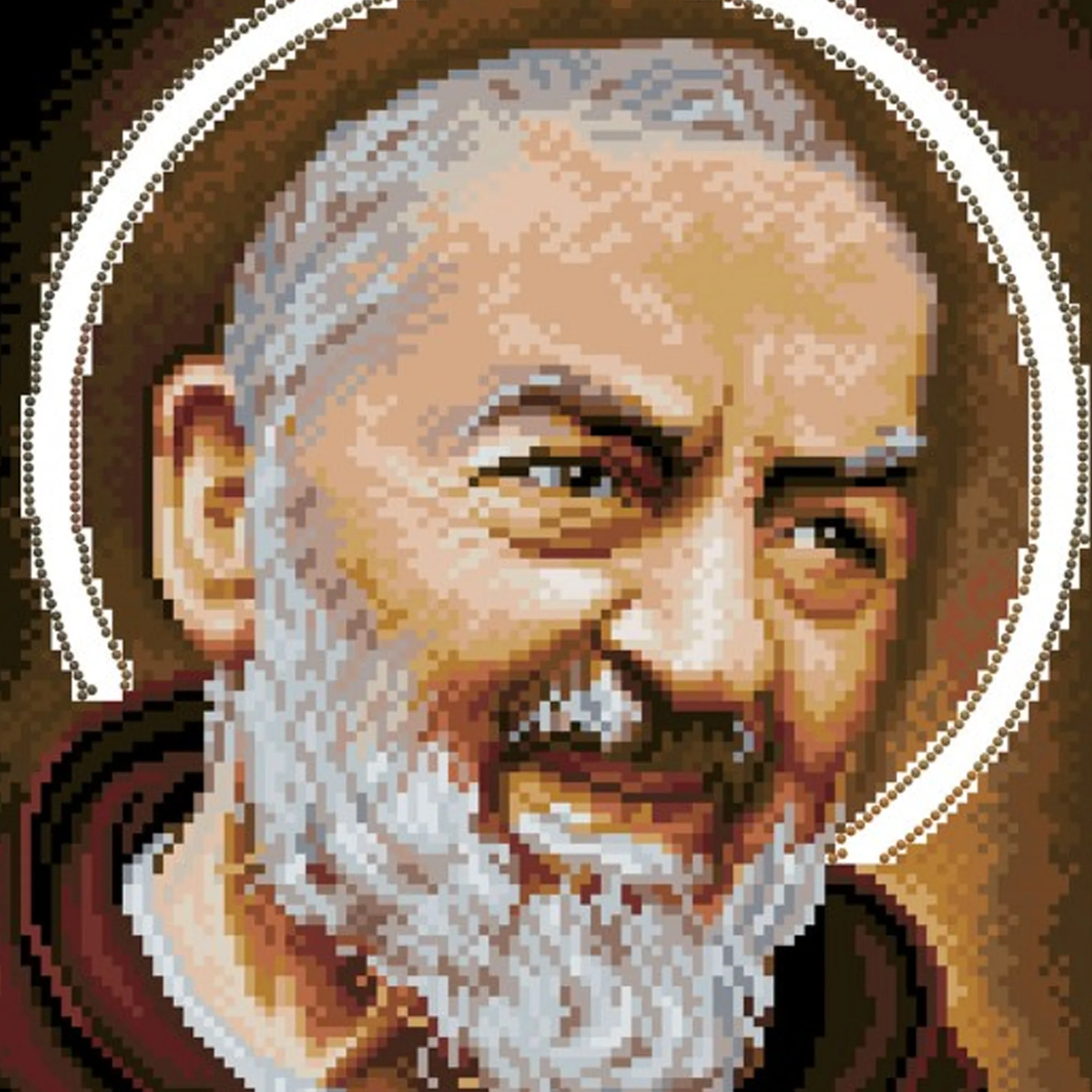 Diamond Dotz Padre Pio - 12.6" x 18.5" - Image 5