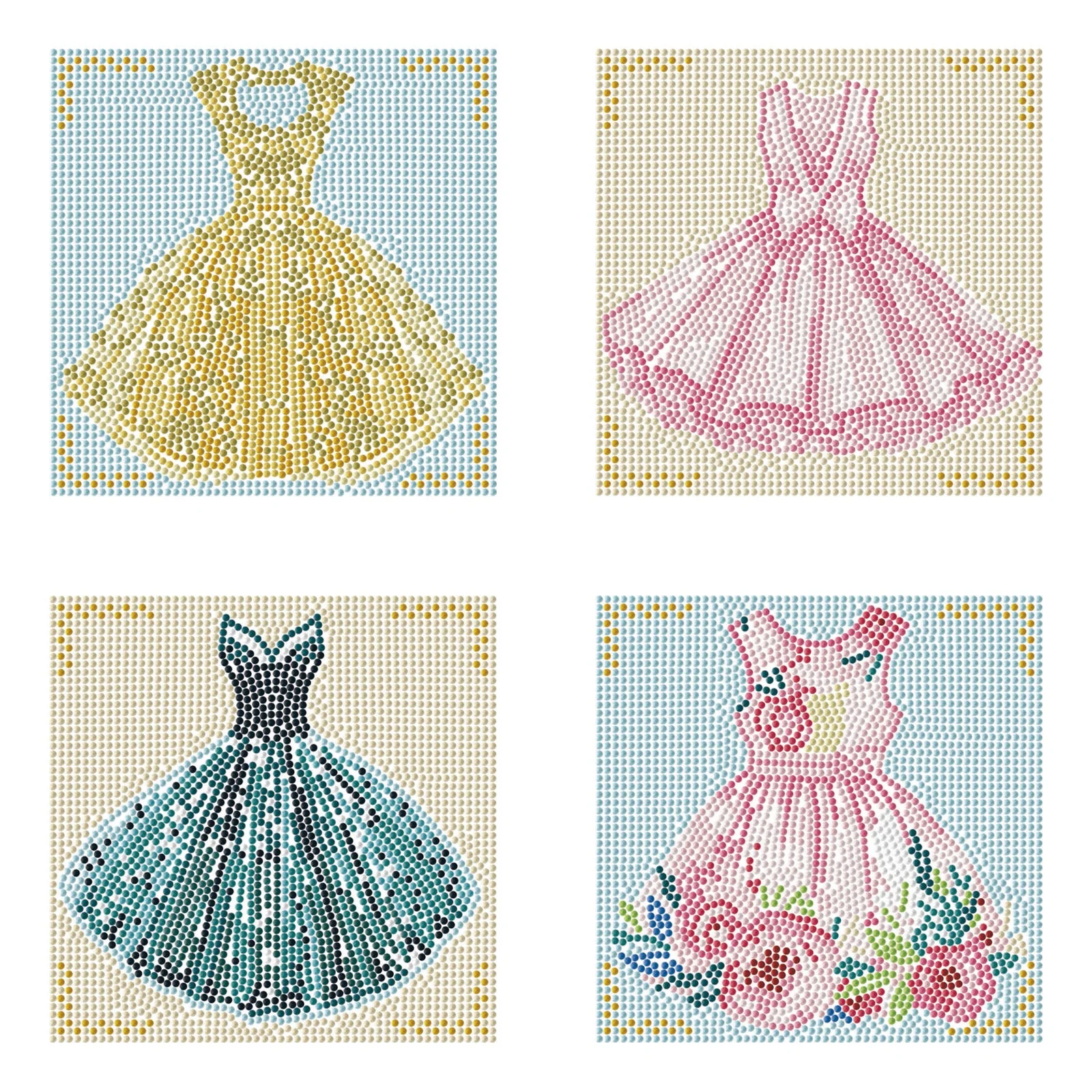 Diamond Dotz Mini Dotz Party Dresses Diamond Painting - 5.0" x 5.0" - Image 5