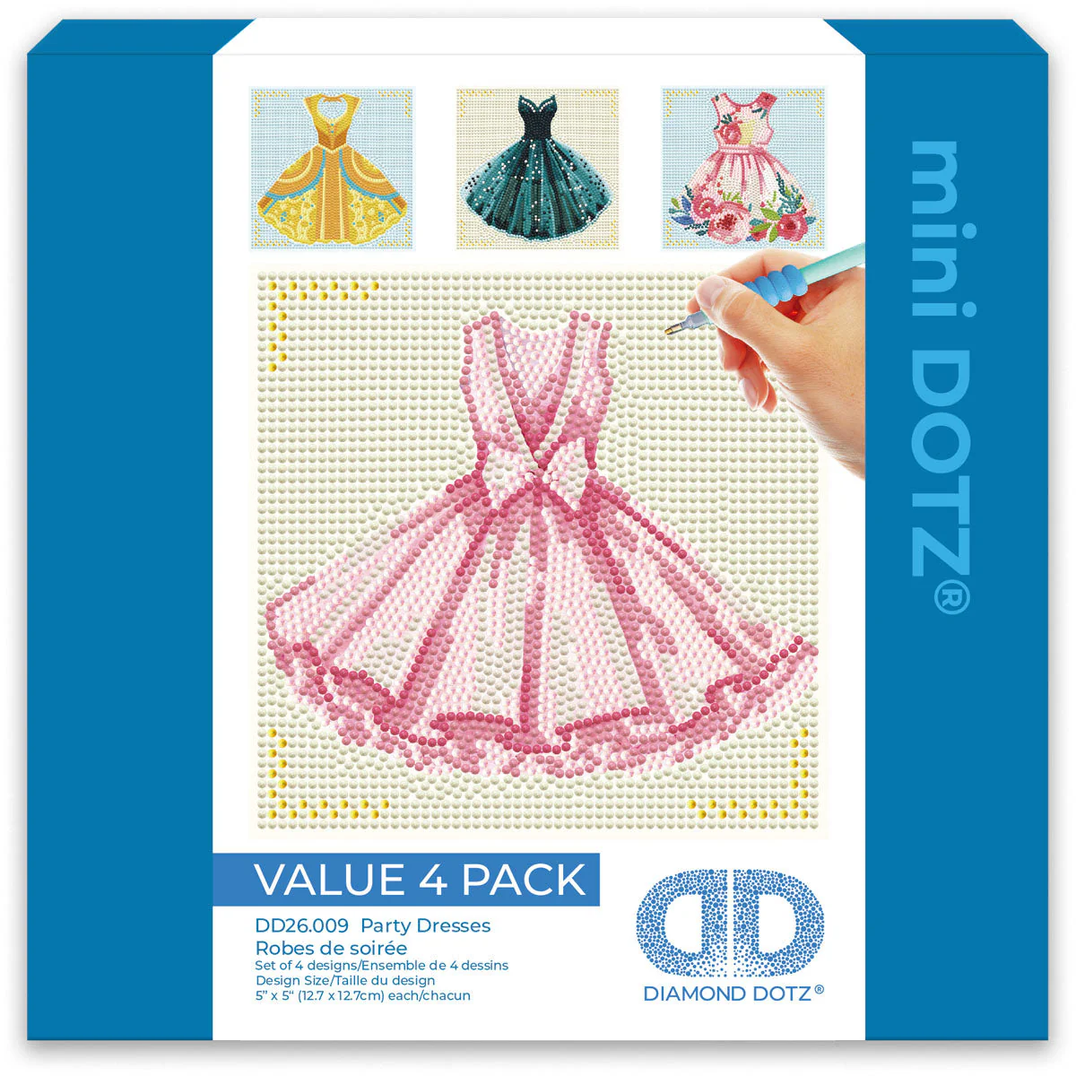 Diamond Dotz Mini Dotz Party Dresses Diamond Painting - 5.0" x 5.0" - Image 7