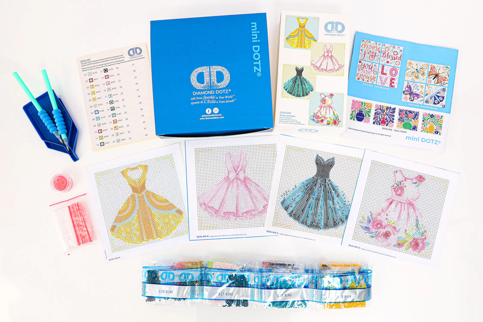 Diamond Dotz Mini Dotz Party Dresses Diamond Painting - 5.0" x 5.0" - Image 9