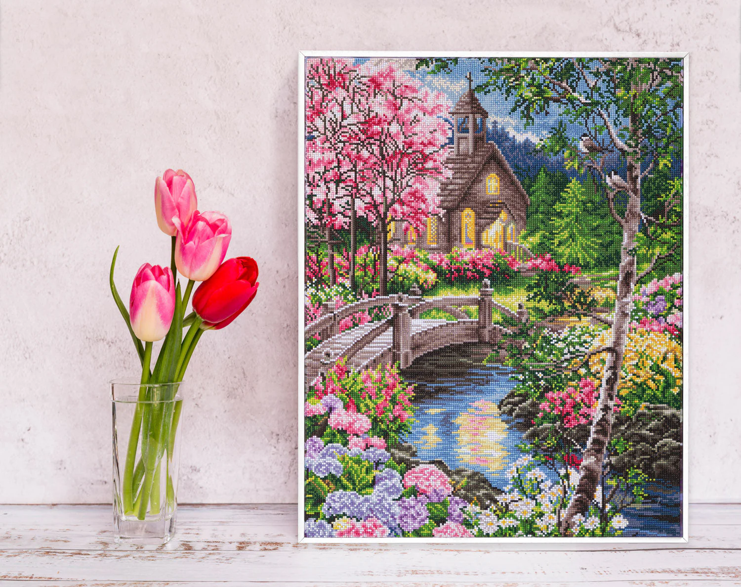Diamond Dotz Path to Worship - 22.1" x 28.0" - Image 3