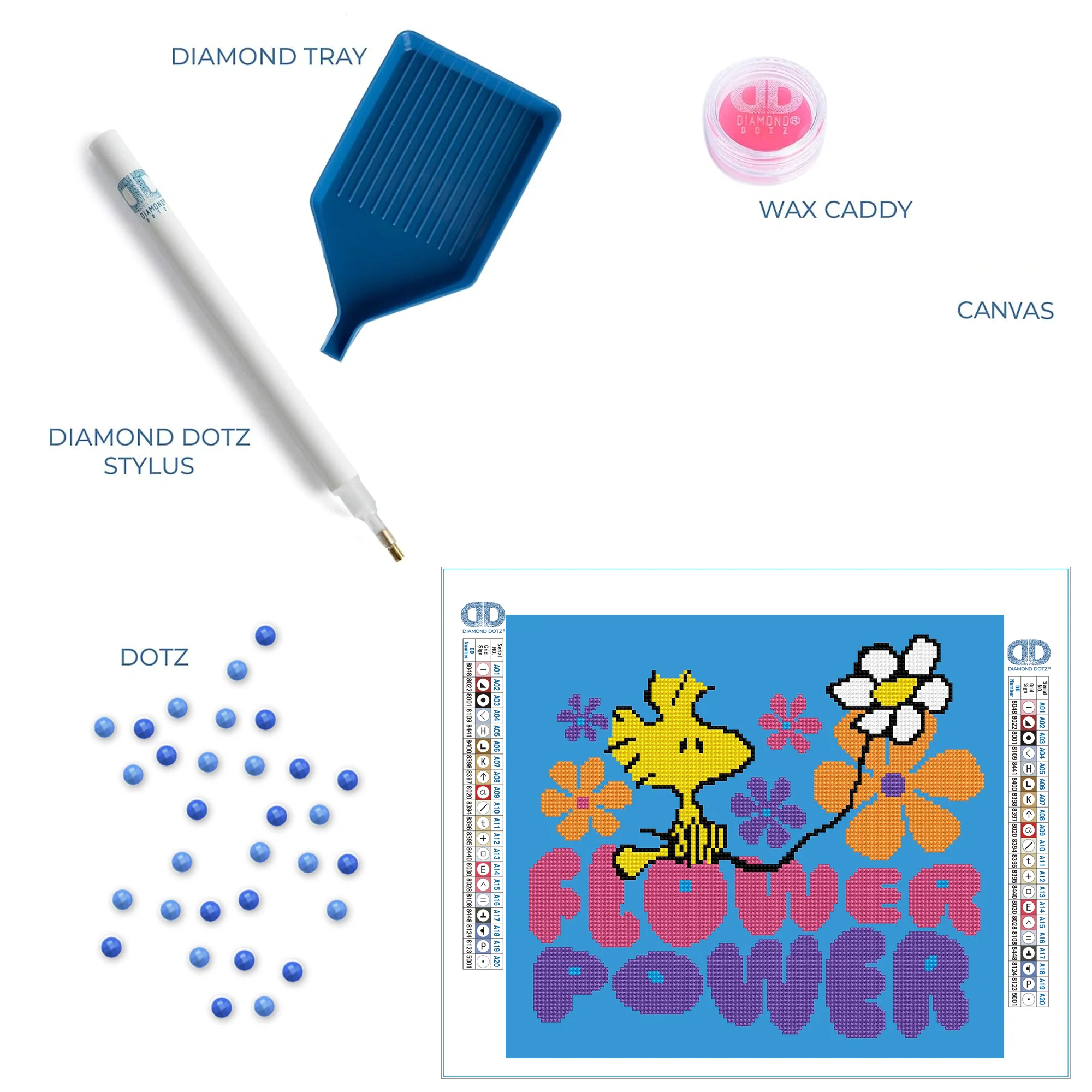 Diamond Dotz Flower Power - 14.0" x 12.5" - Image 5
